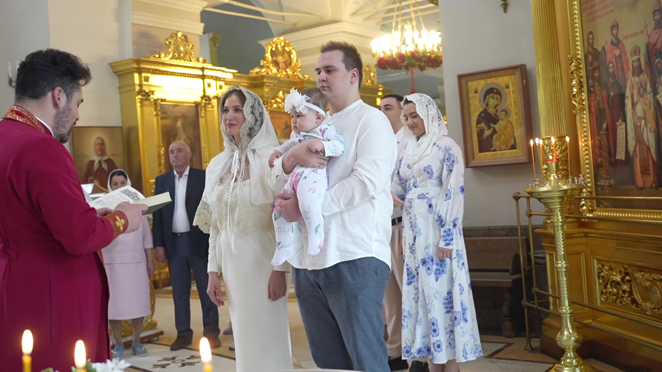 Видео с Таинства Крещения. Фотограф на Крещение и Венчание в Туле, детский и семейный фотограф