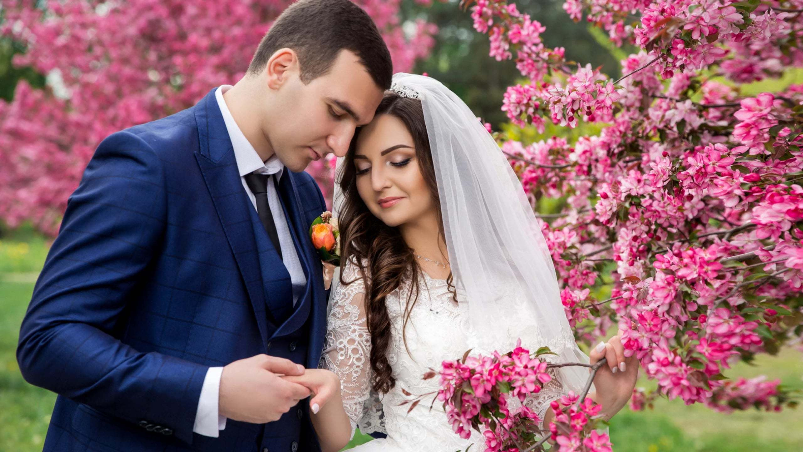 Свадебная серия фотографий в Ботаническом парке. Свадебный фотограф Краснодар, Сочи, Геленджик, Анапа, Ростов