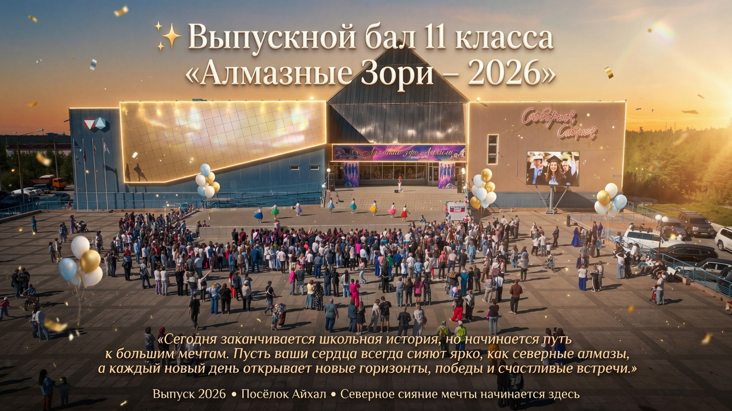 ✨ выпускной вечер «Алмазные зори — 2026»✨