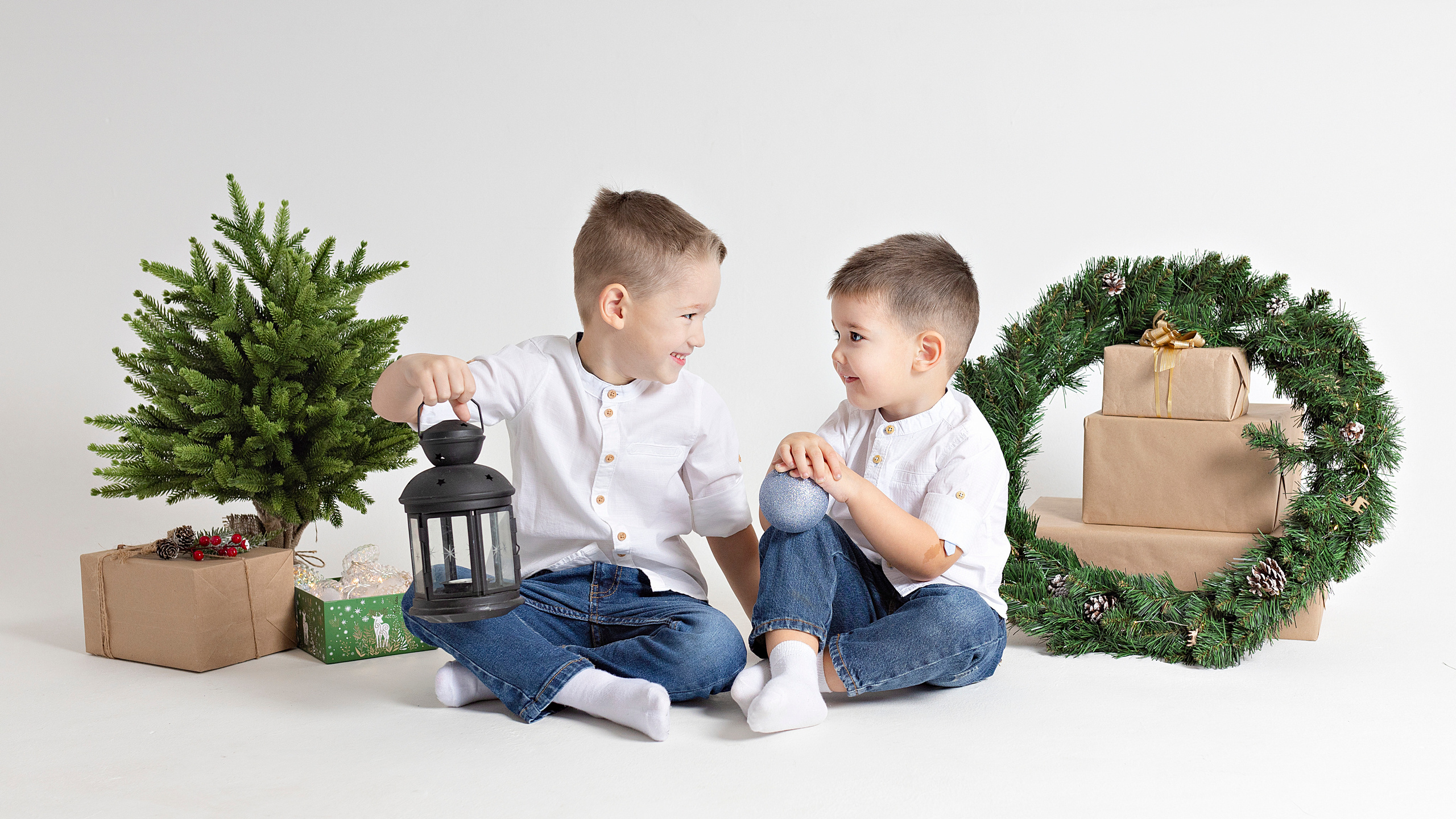 Новогодняя серия мамы с сыночками🎄🎄🎄