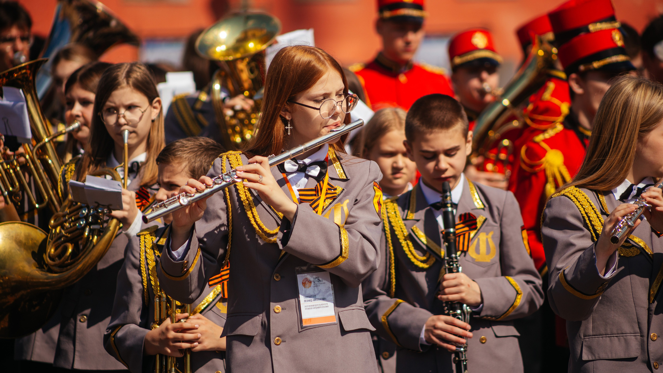 Парад детских духовых оркестров