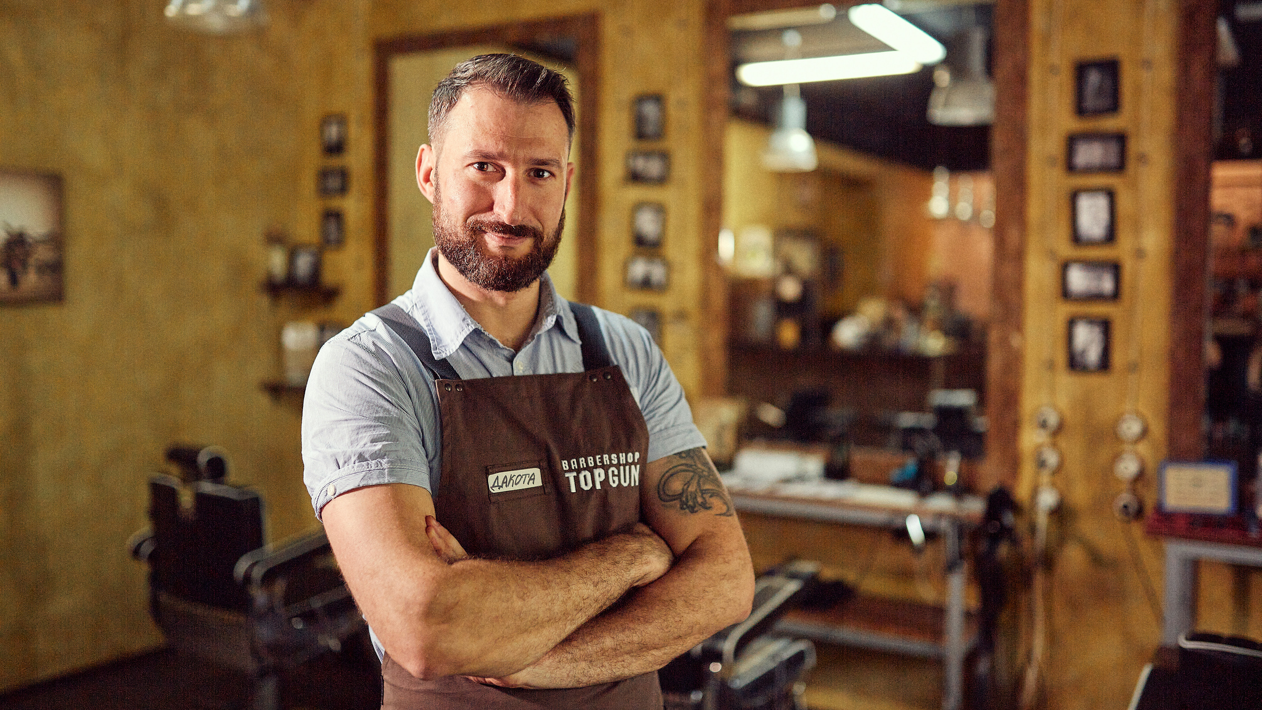 Барбершоп «TopGun». Промо-съёмка в&nbsp;салоне