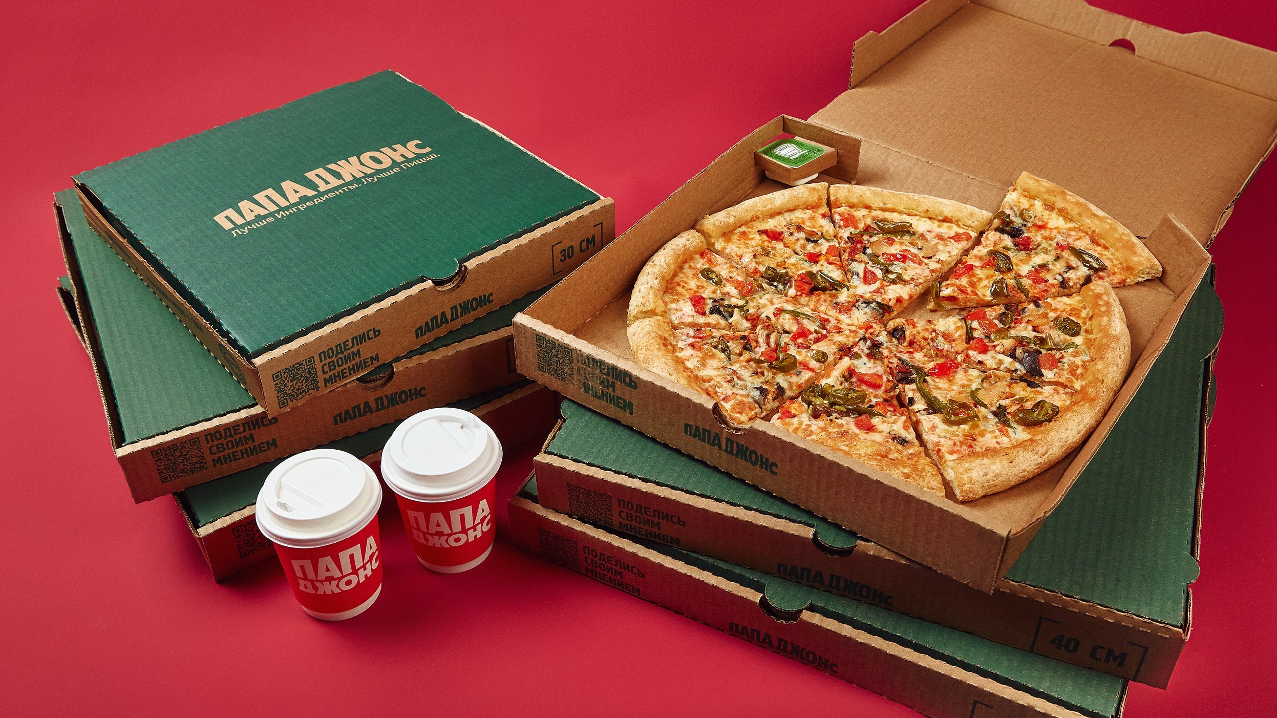 Съёмка для сети ресторанов «Папа Джонс»