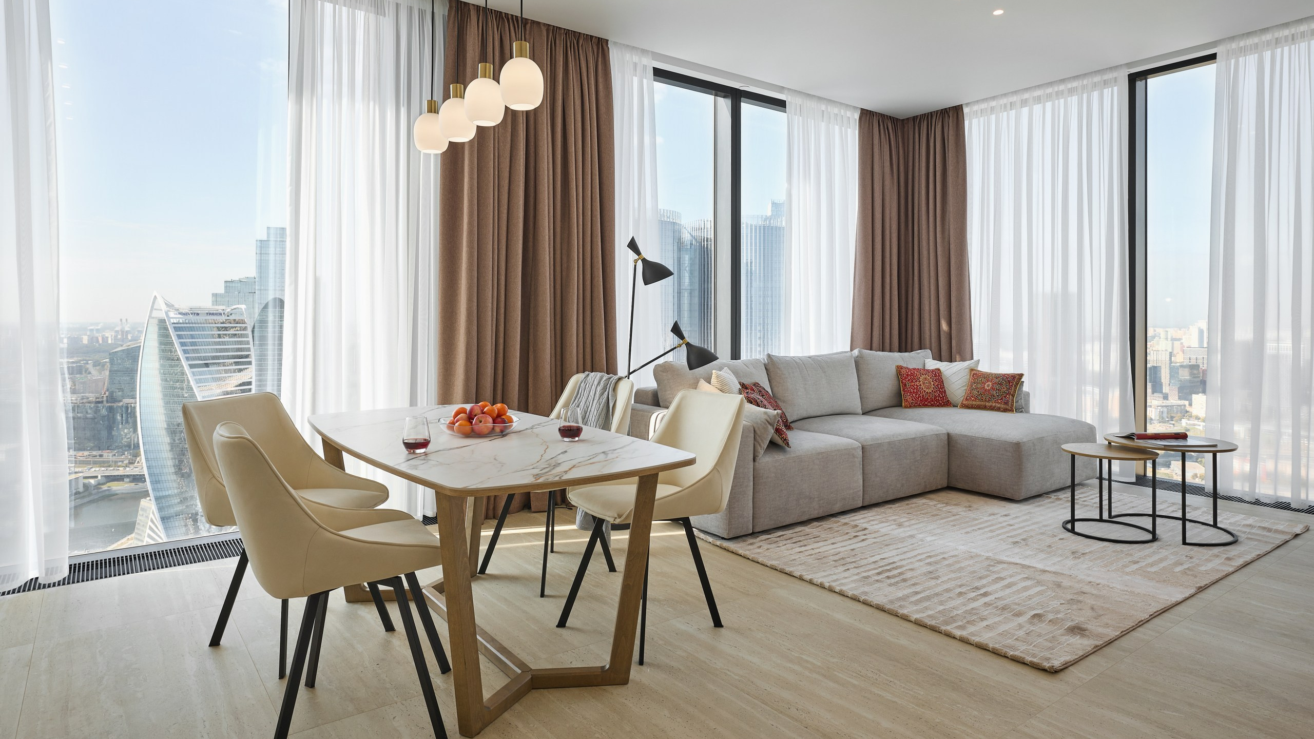 Видовая квартира City Tower. Москва