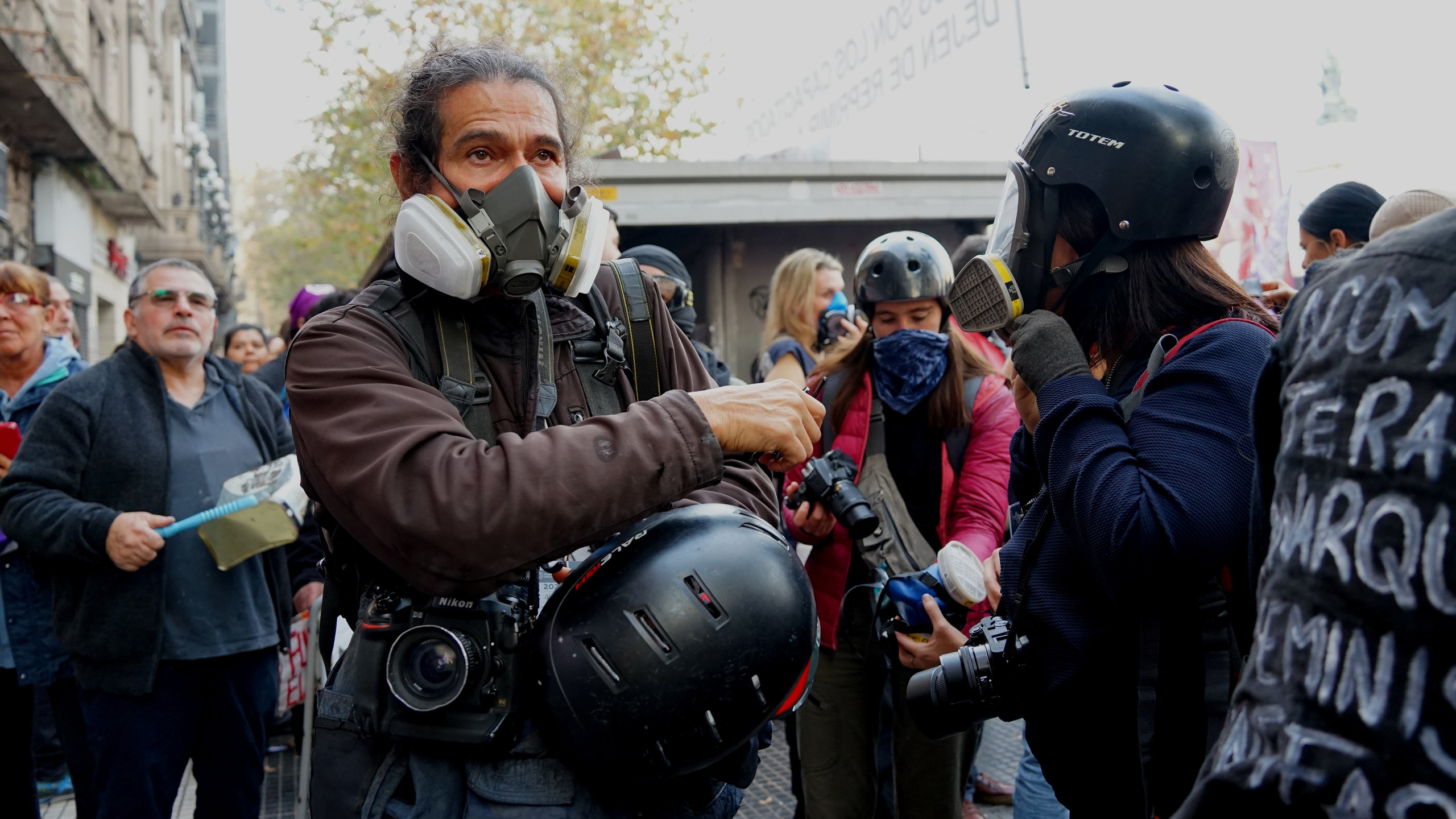 Protests. Buenos Aires