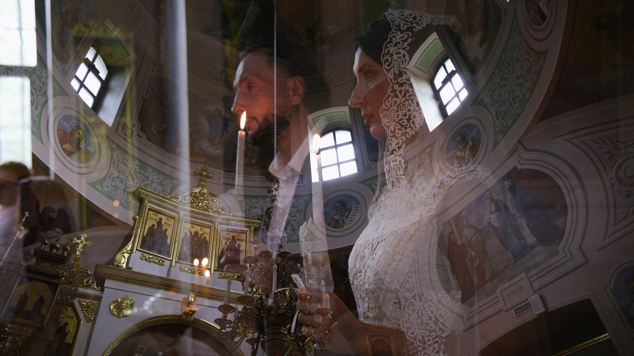 Венчание Храм Живоначальной Троицы на Воробьёвых горах