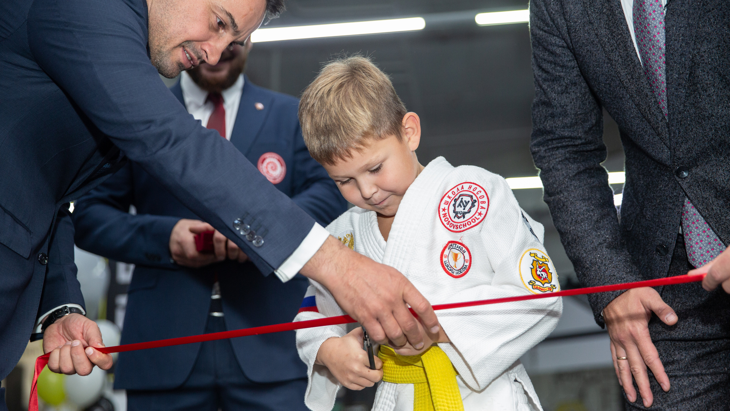 Открытие 10-й школы дзюдо Дмитрия Носова