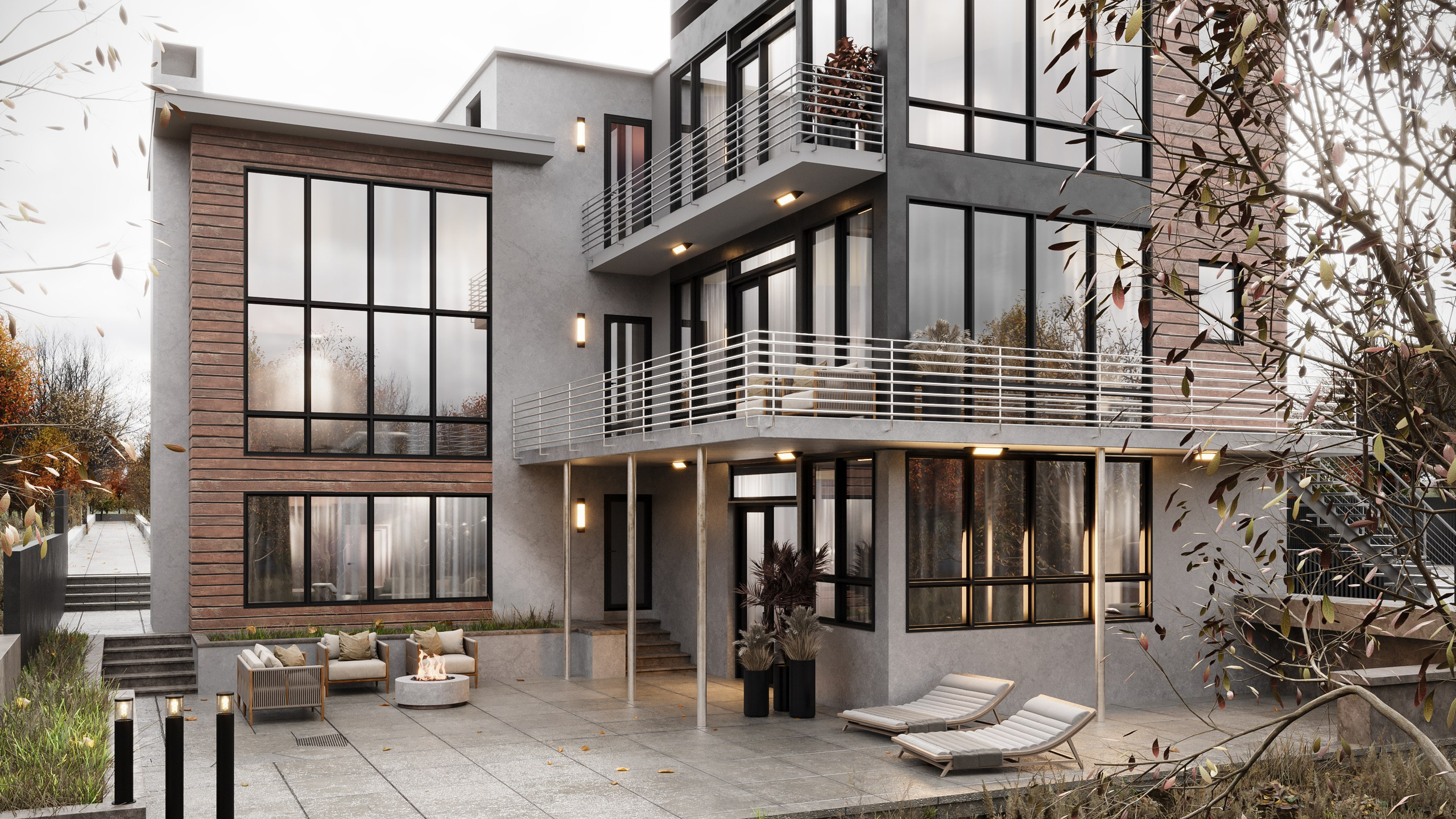 House with a swimming pool