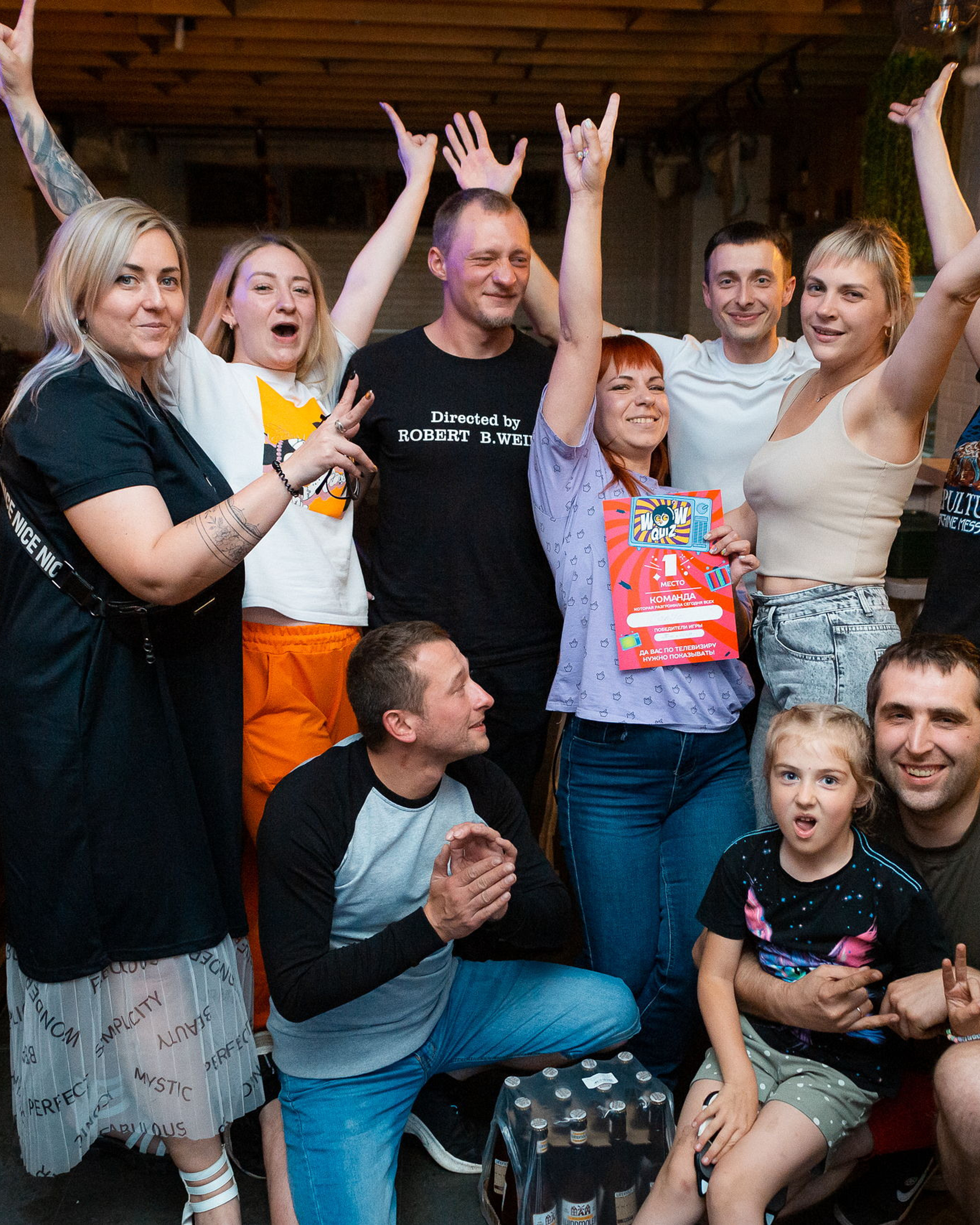 Репортажная съемка WOW QUIZ в кафе Огород, город Ржев