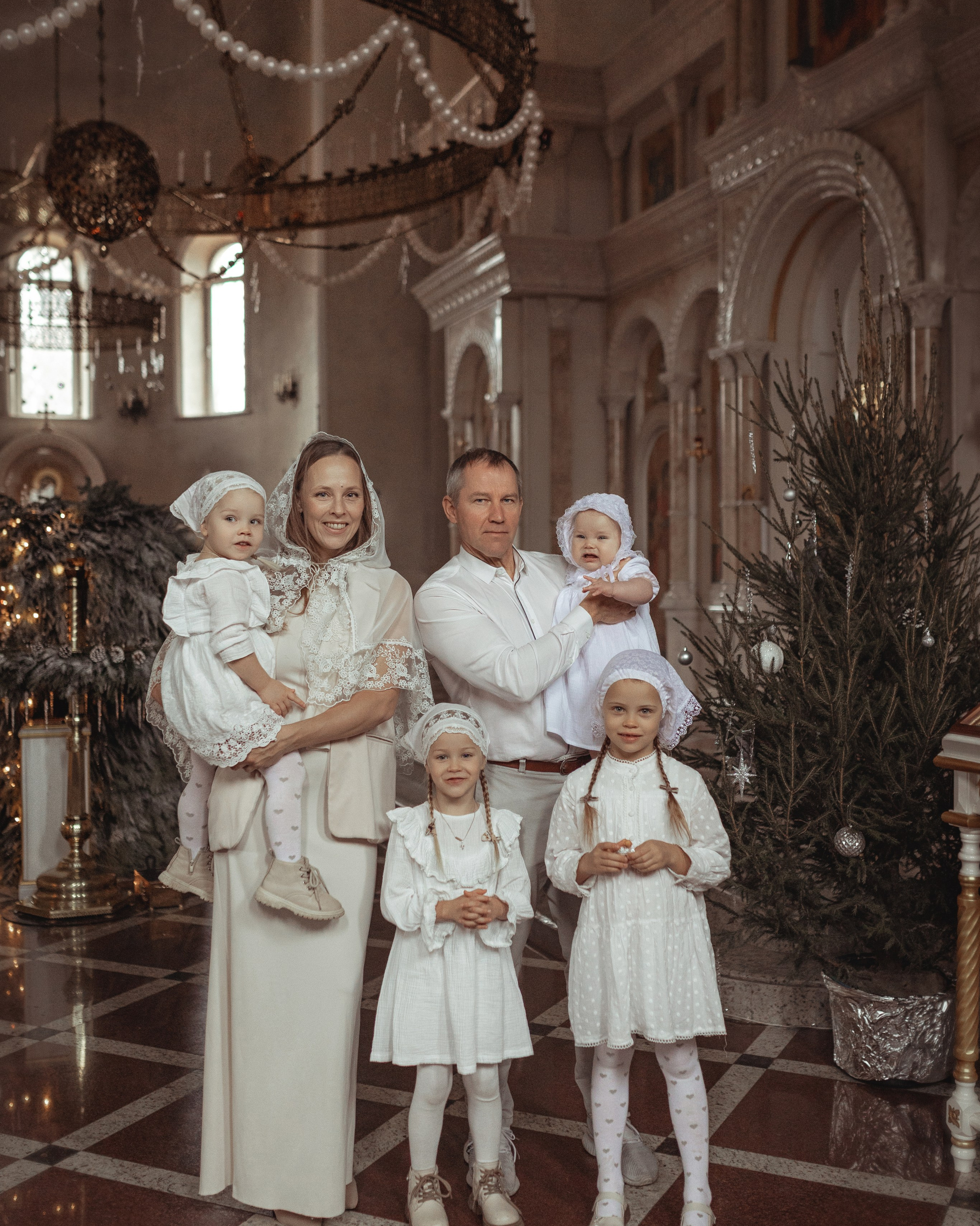 Таинство Крещение Ксении. Храм Александра Невского. Славянск н/К