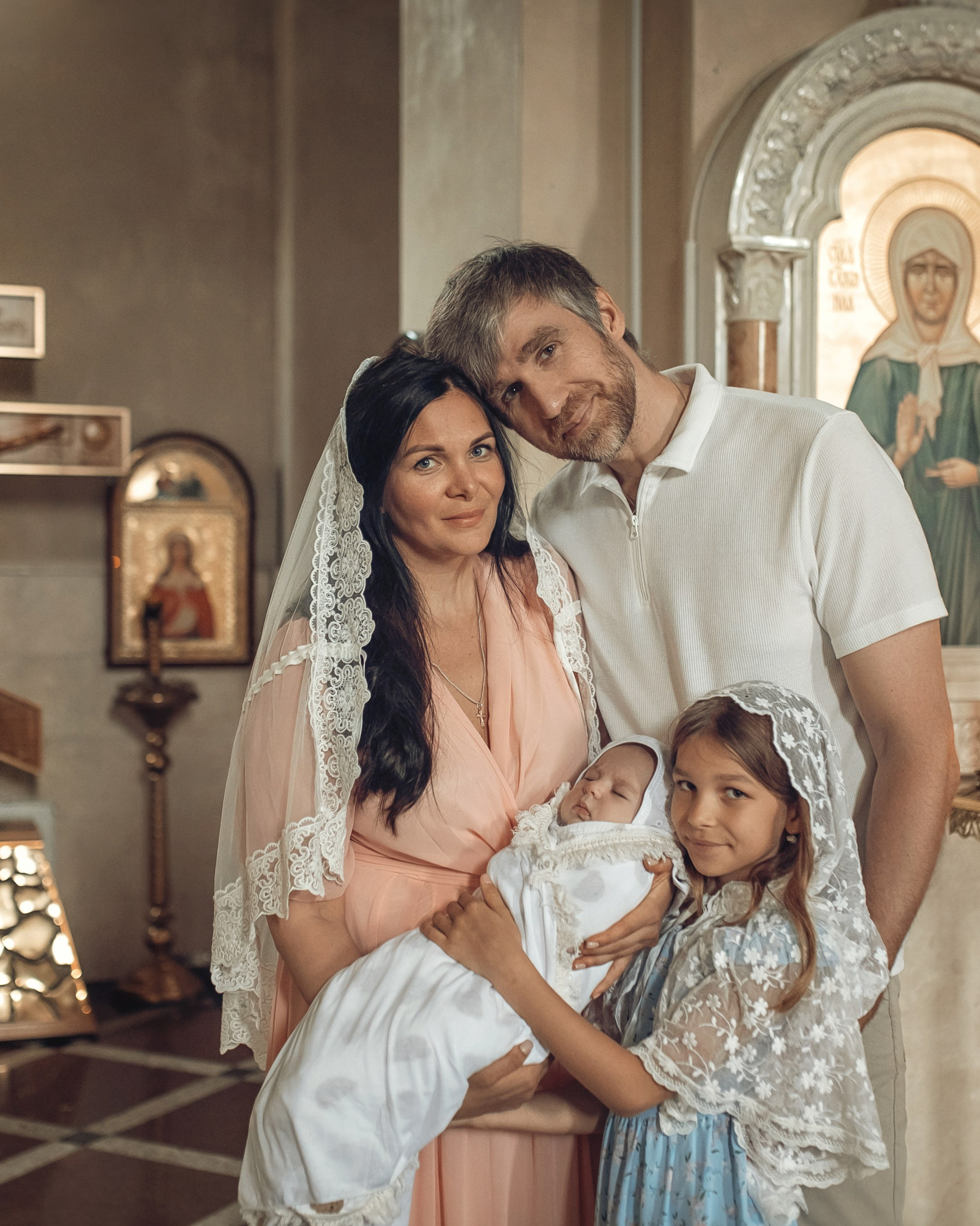 Таинство Крещения Виты. Храм Александра Невского