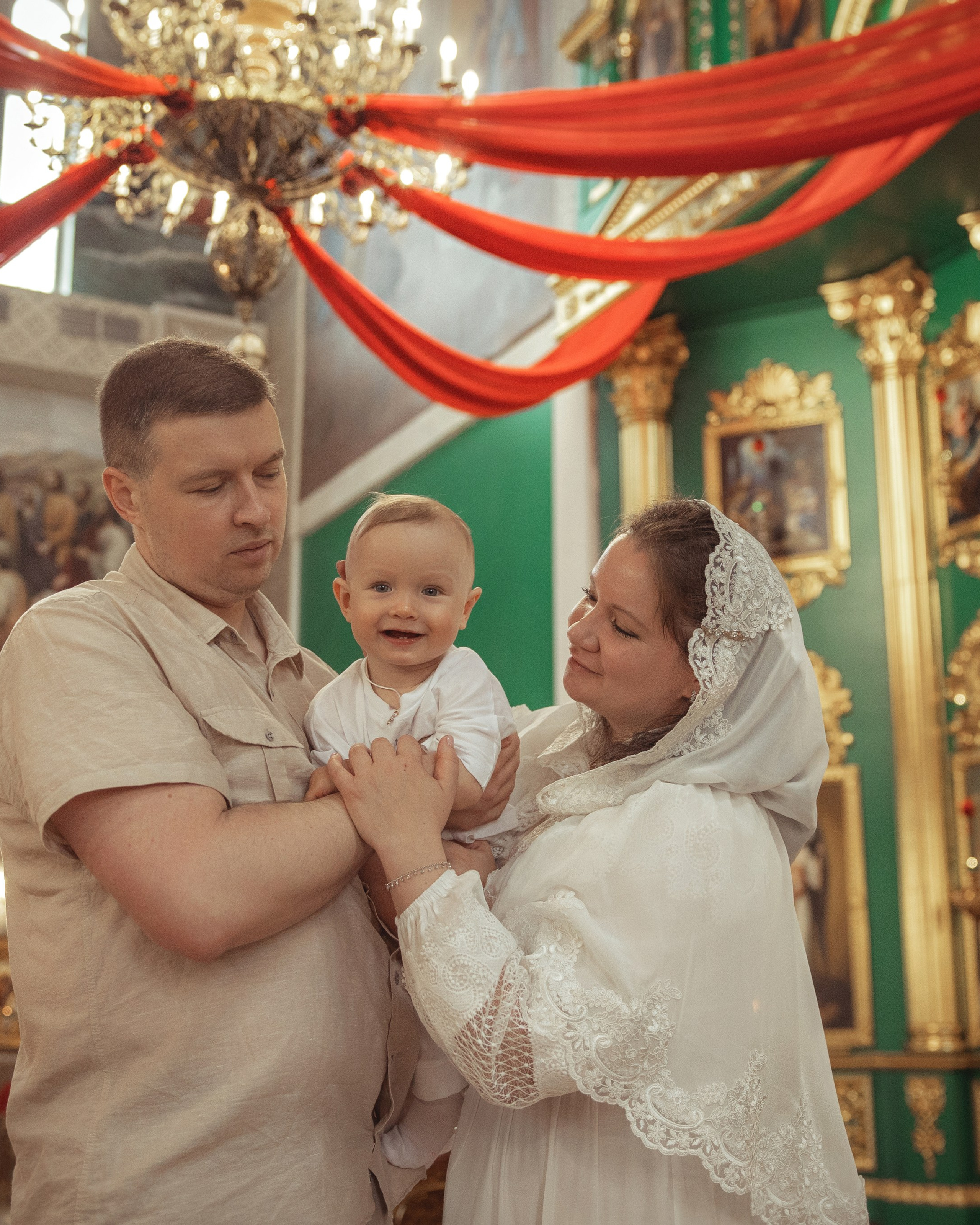 Таинство Крещения Данилы. Храм Матроны Московской&nbsp;г.&nbsp;Краснодар