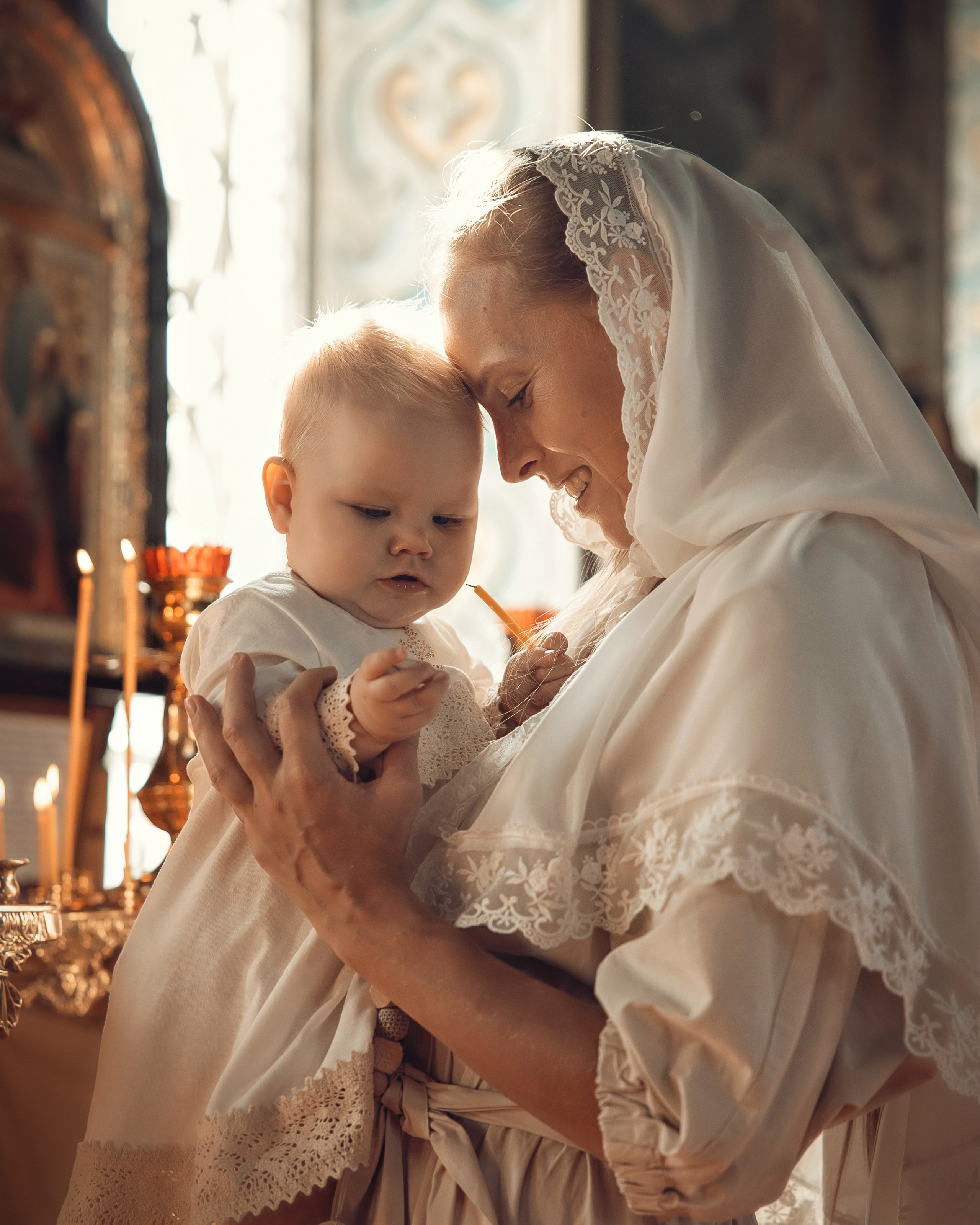 Таинство Крещения Мирославы. Свято-Успенский храм Славянск н/К