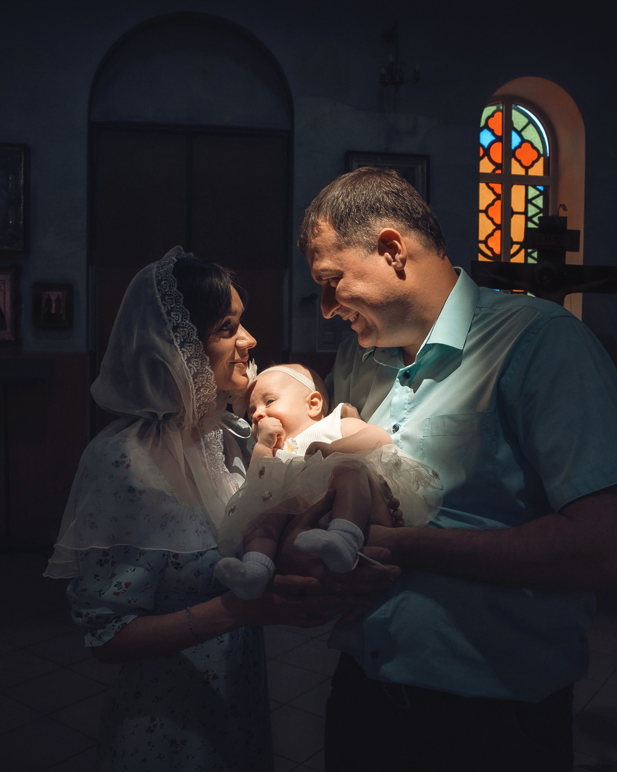 Таинство Крещения Виктории. Храм Рождества Пресвятой Богородицы п.Ахтырский