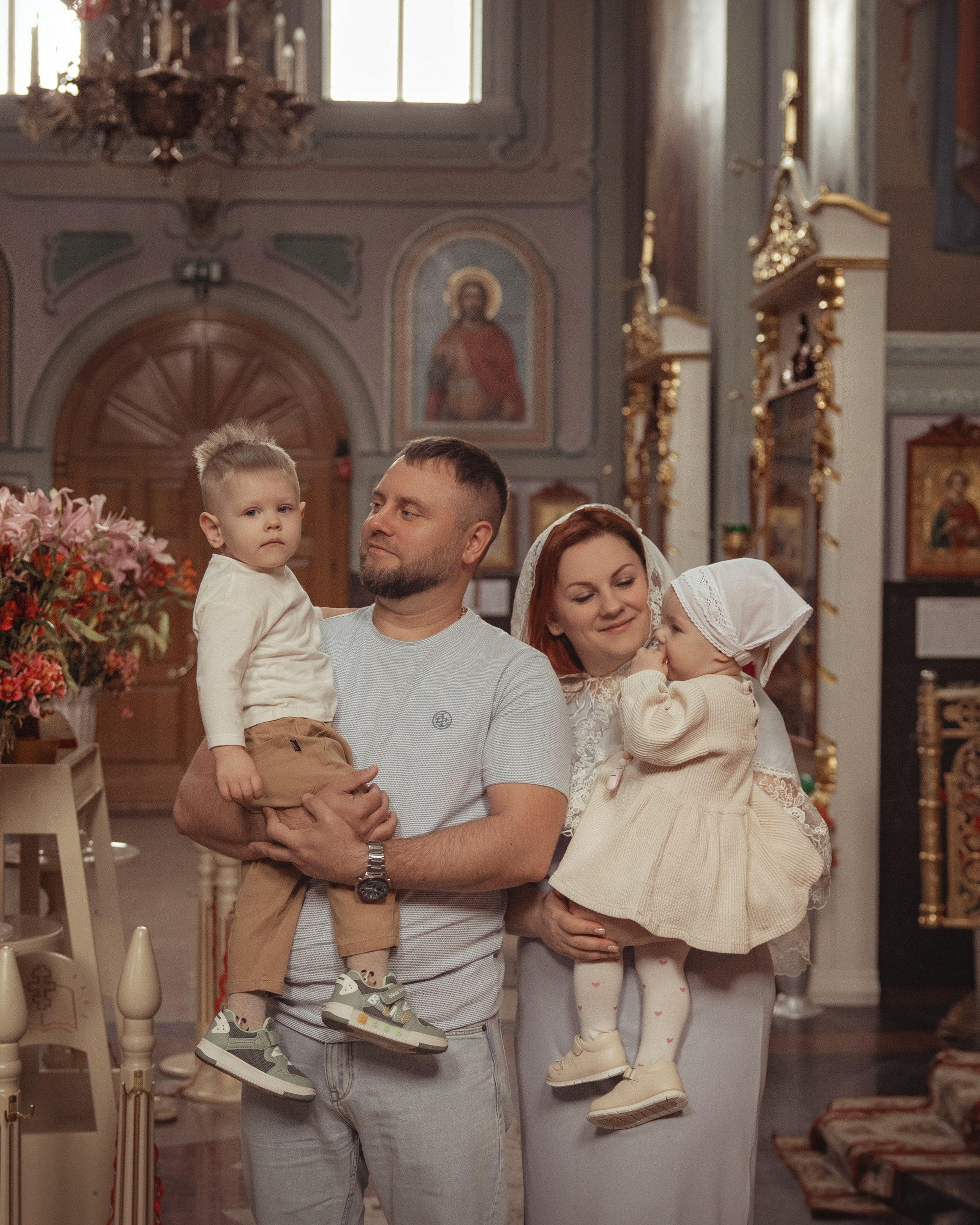 Таинство Крещения Полины. Храм А.Первозванного&nbsp;ст.&nbsp;Новотитаровская