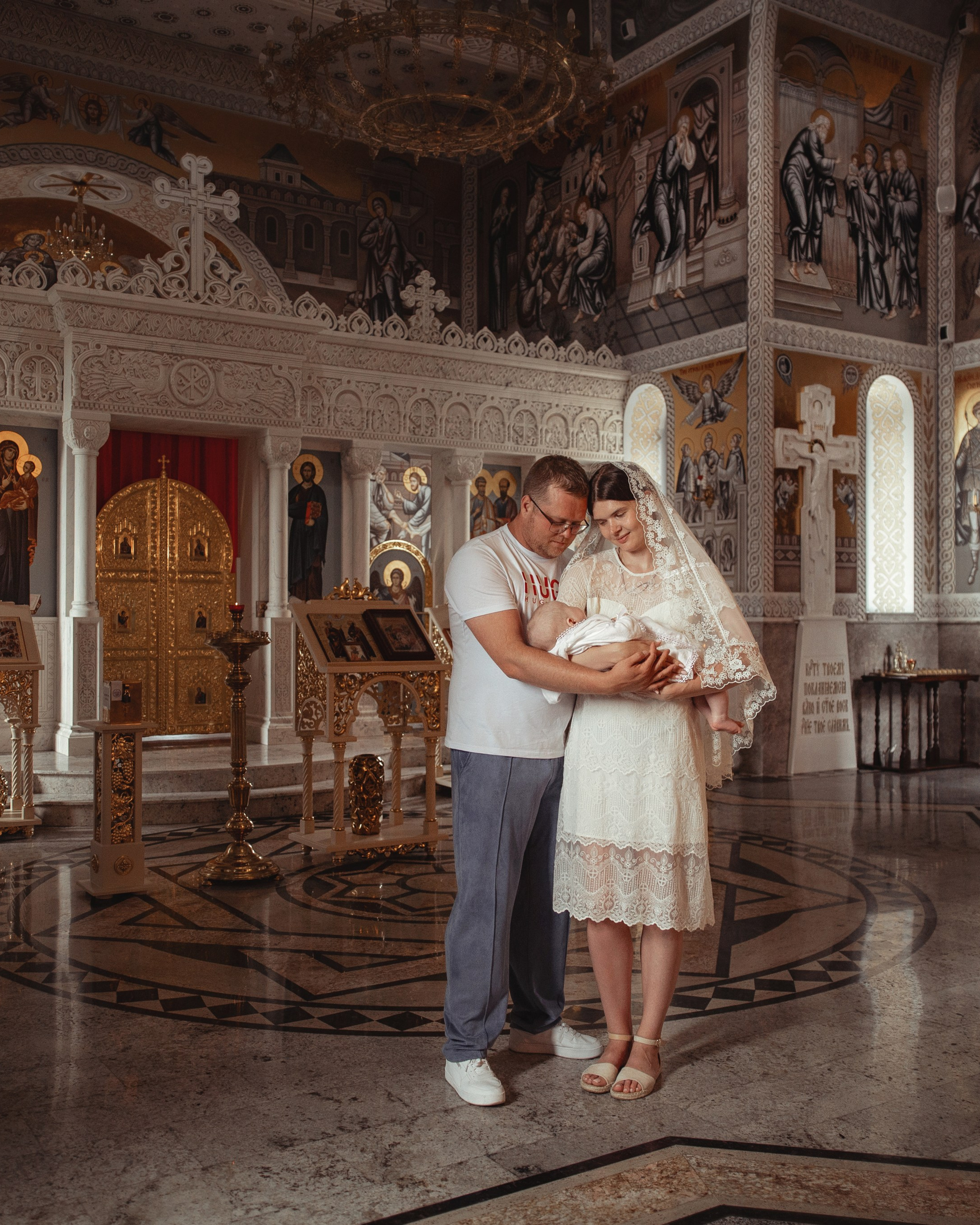 Таинство Крещения Димитрия. Храм святых апостолов Петра и Павла