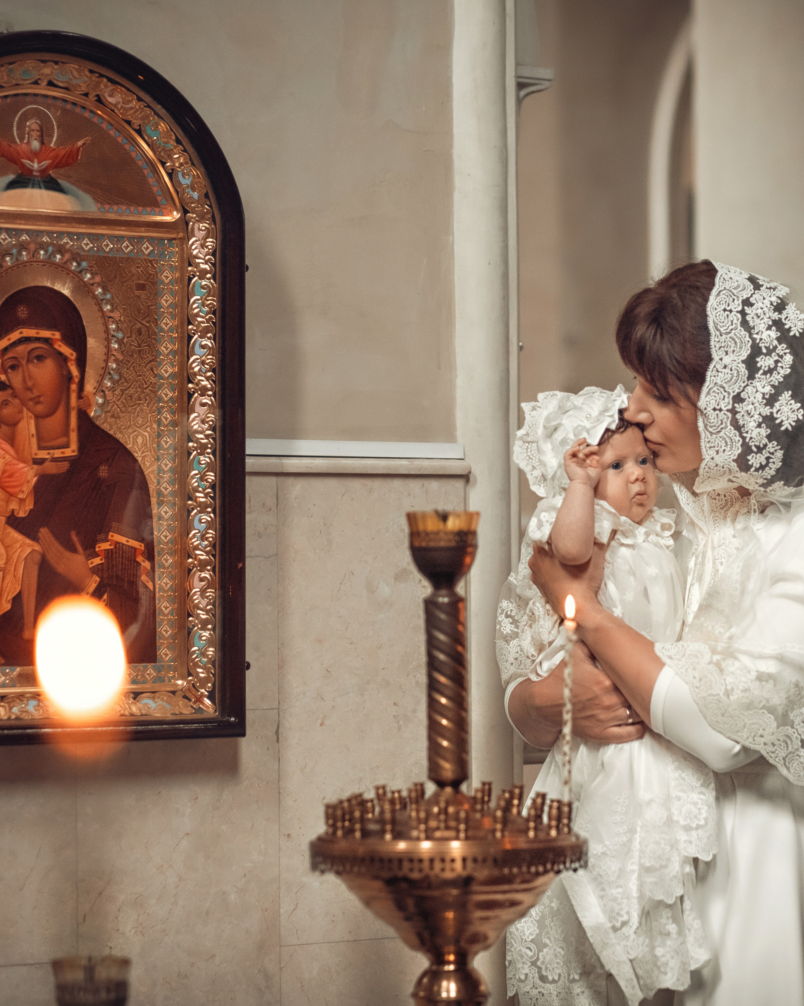 Таинство Крещения Варвары. Храм Александра Невского Славянск н/К