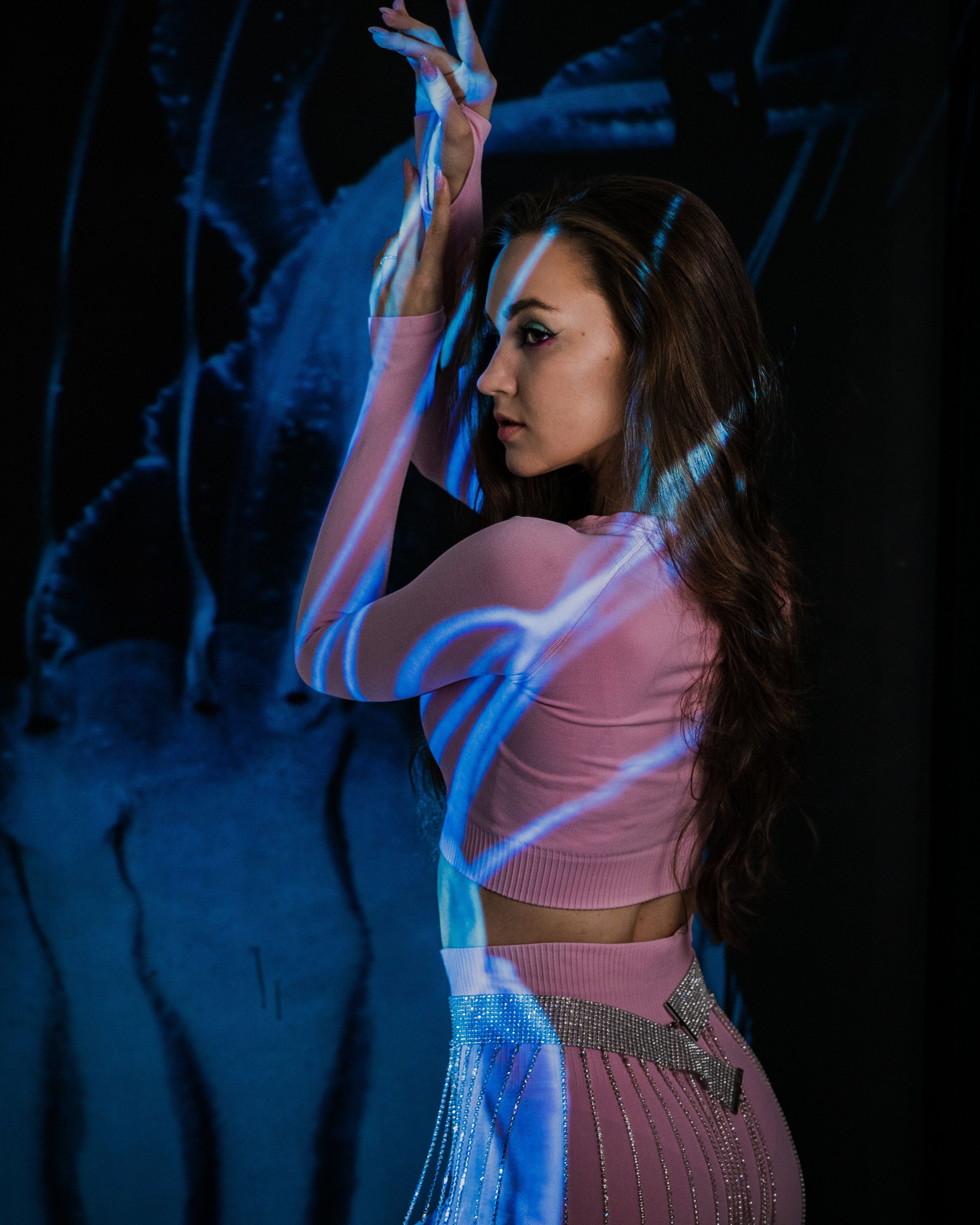 Съемка с проектором