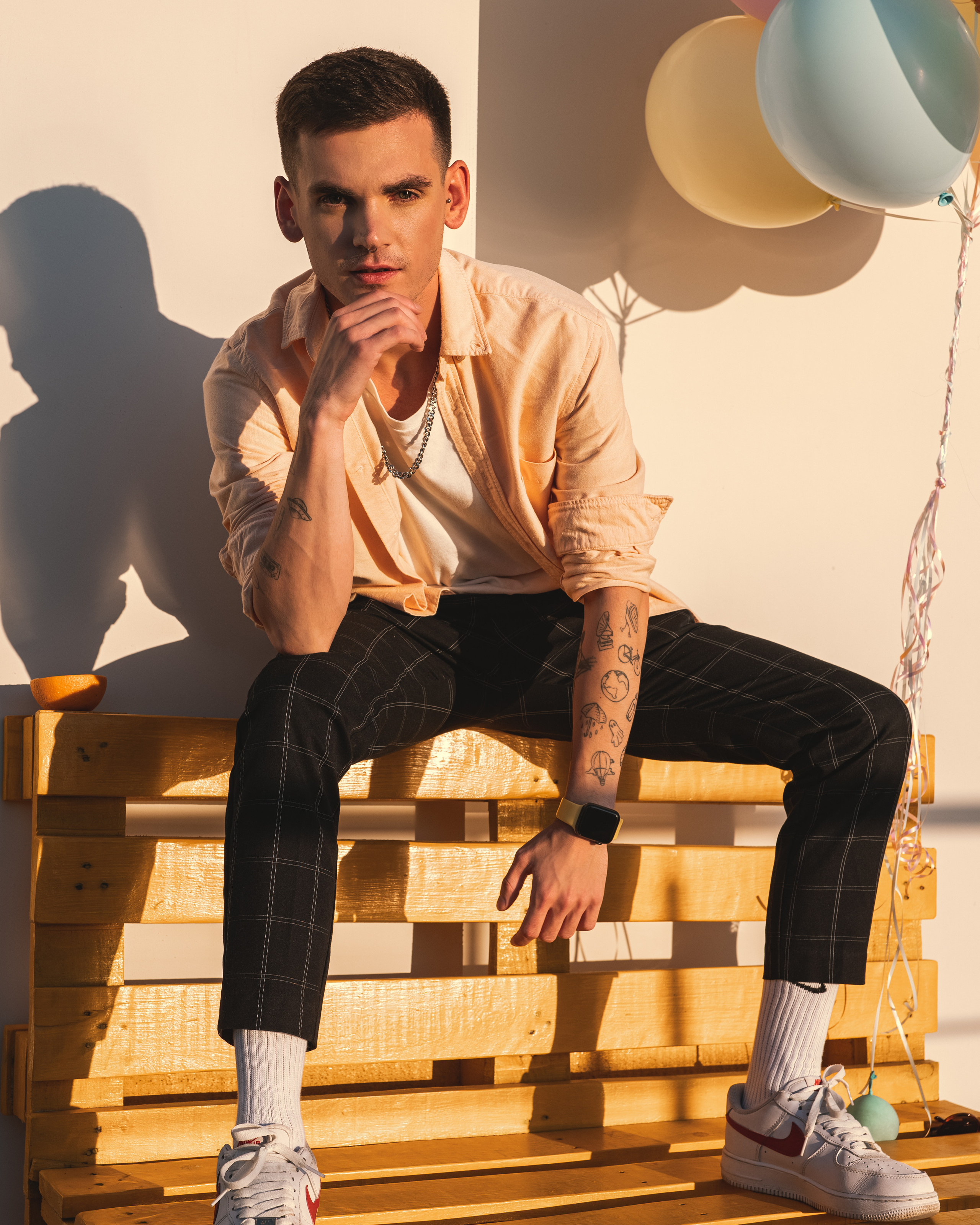 Вадим — крыши Спб на закате