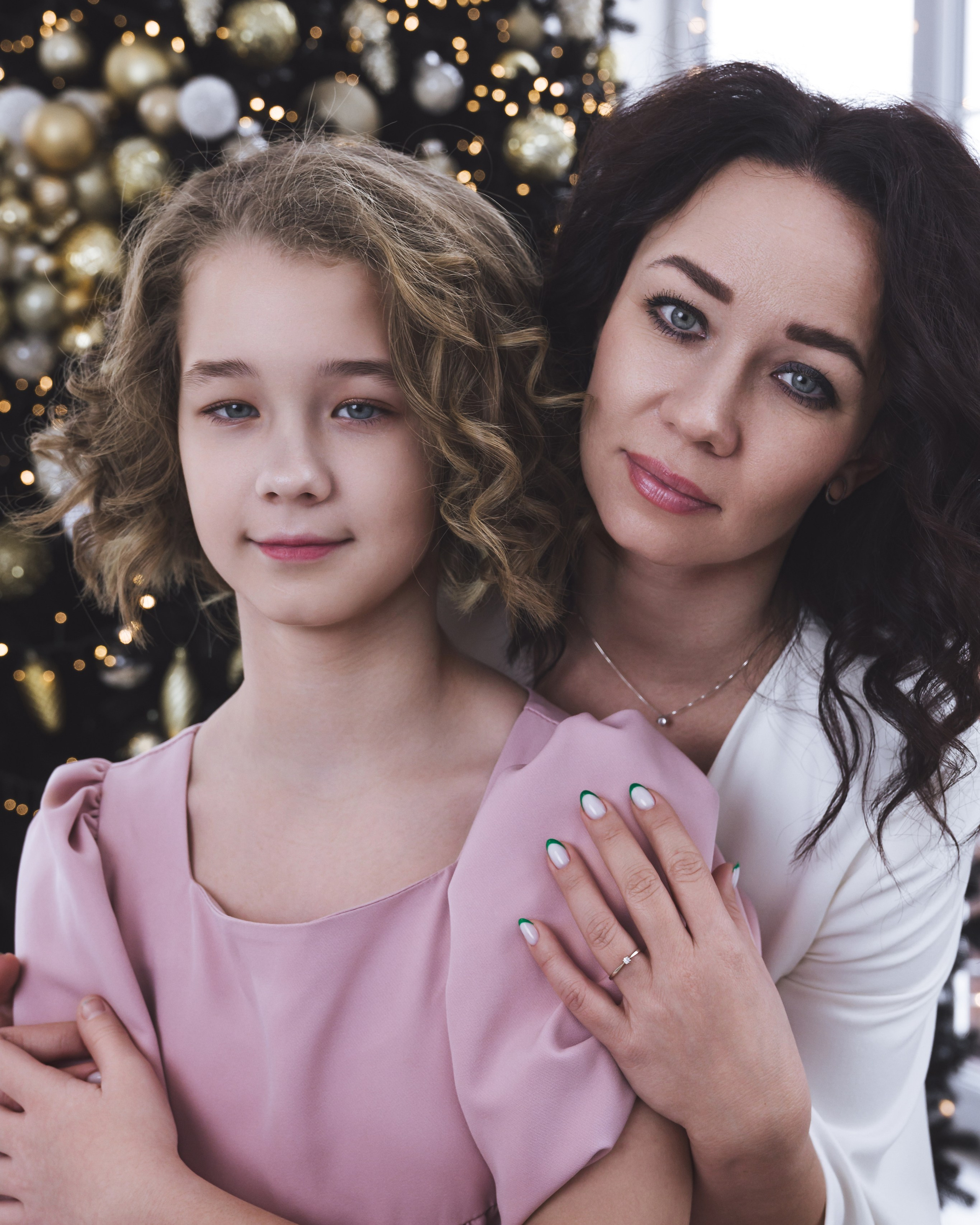 Мама и&nbsp;дочь_новогоднее настроение