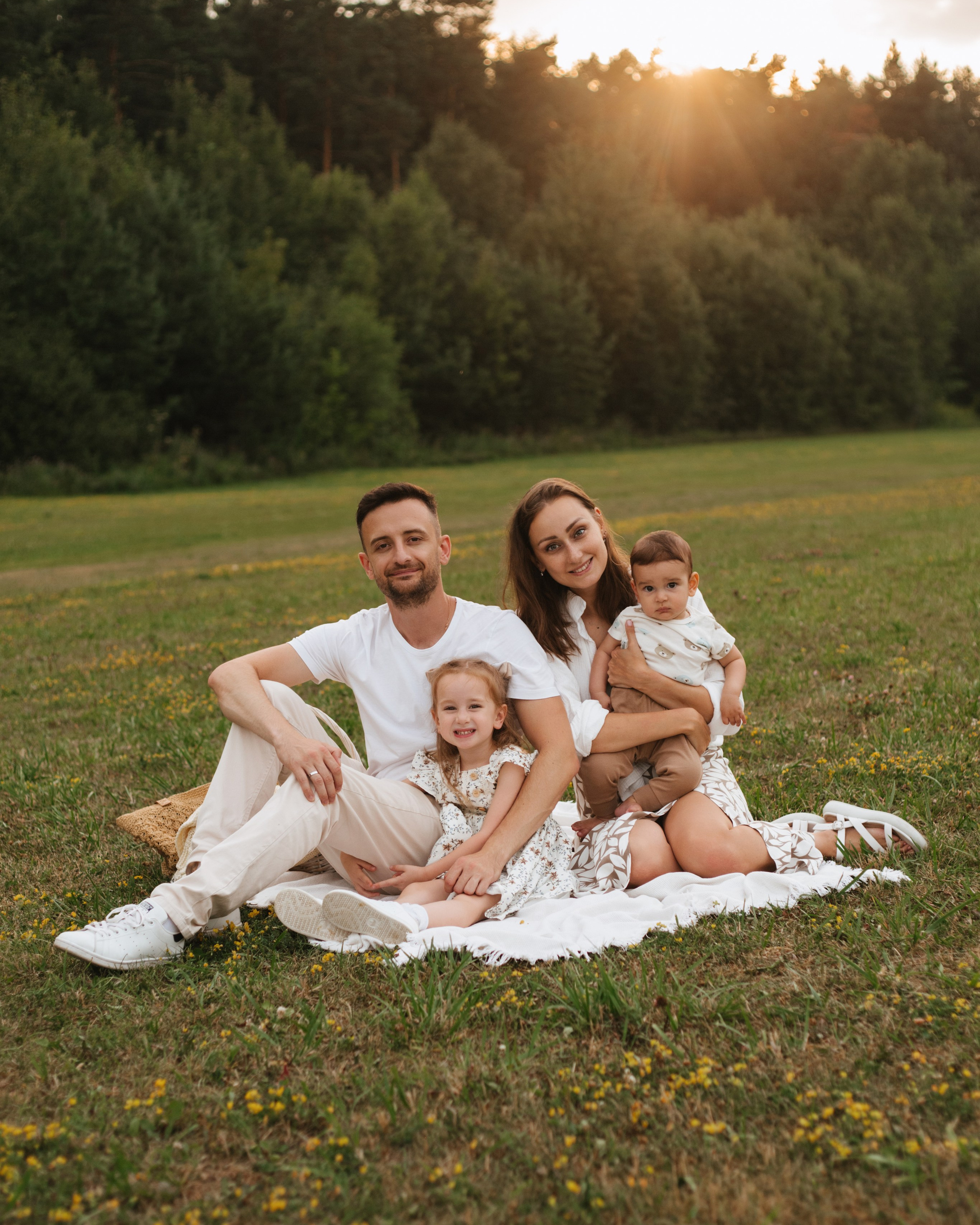 Сергей, Света, Майя и Тима