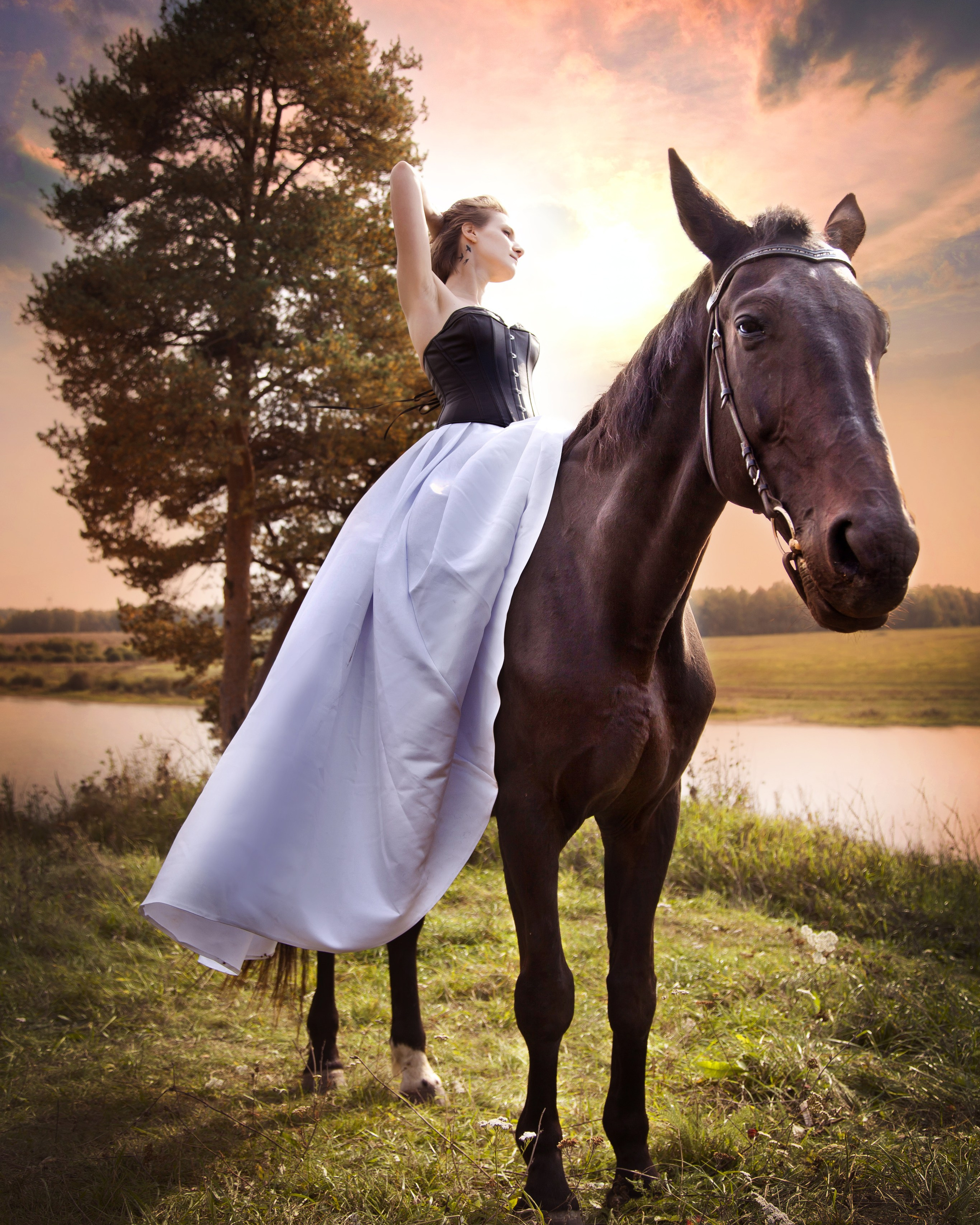 Фотосессия с лошадьми