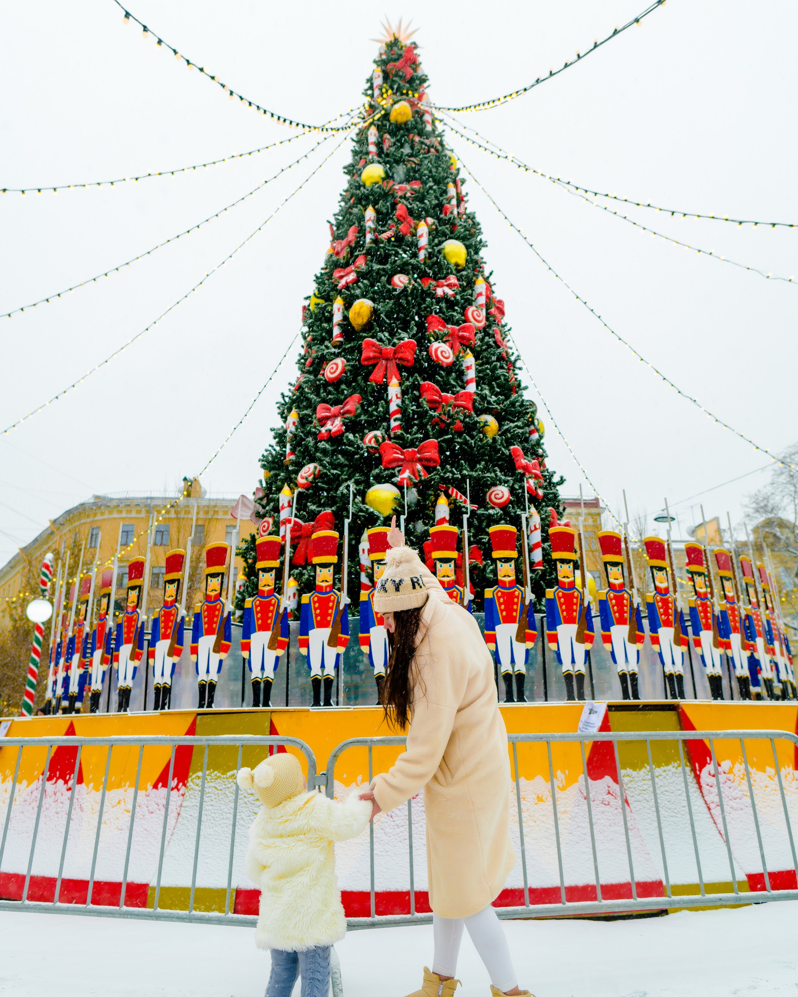 Новогодняя фотосессия на Манежной площади