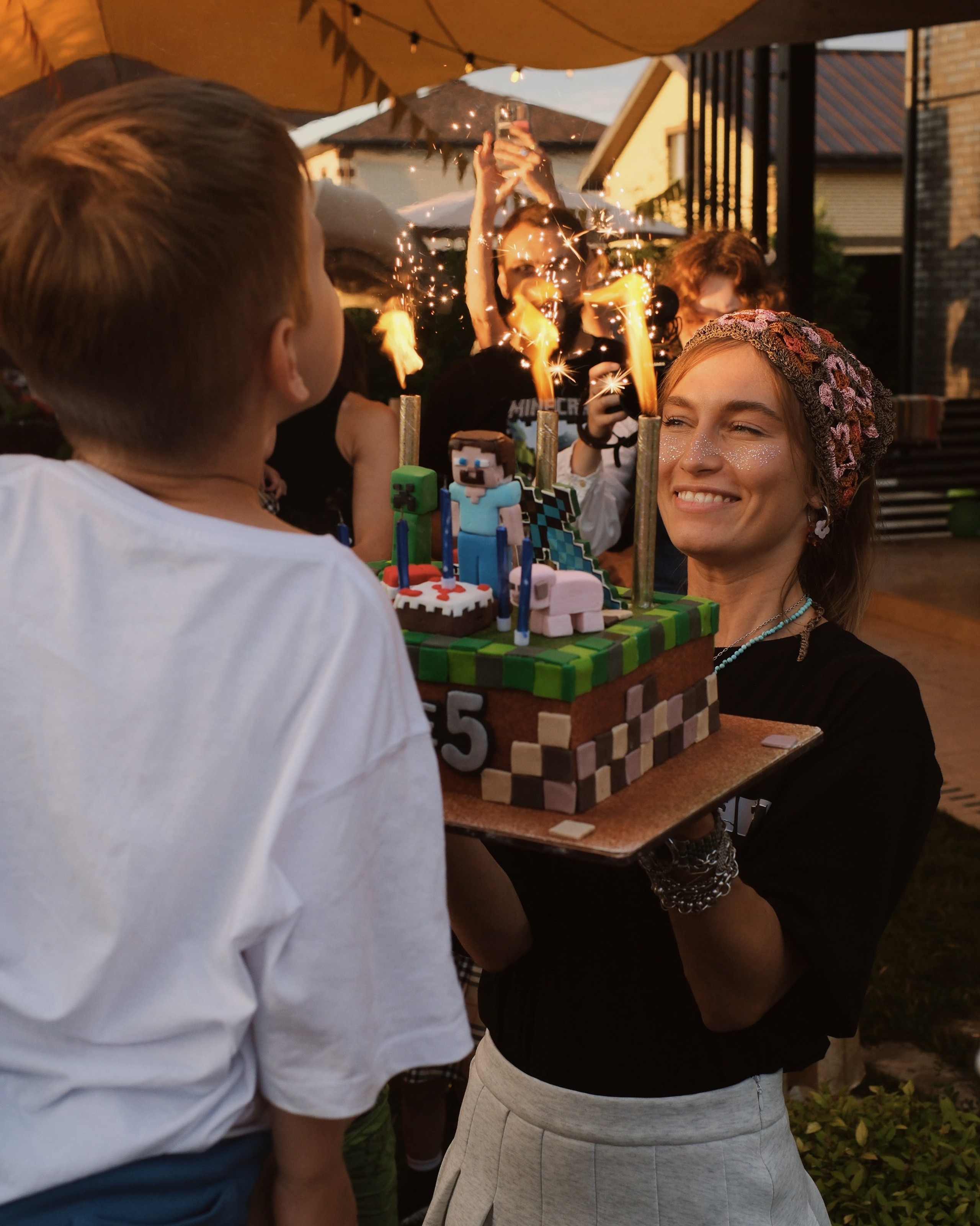 День Рождение в&nbsp;стиле майнкрафт