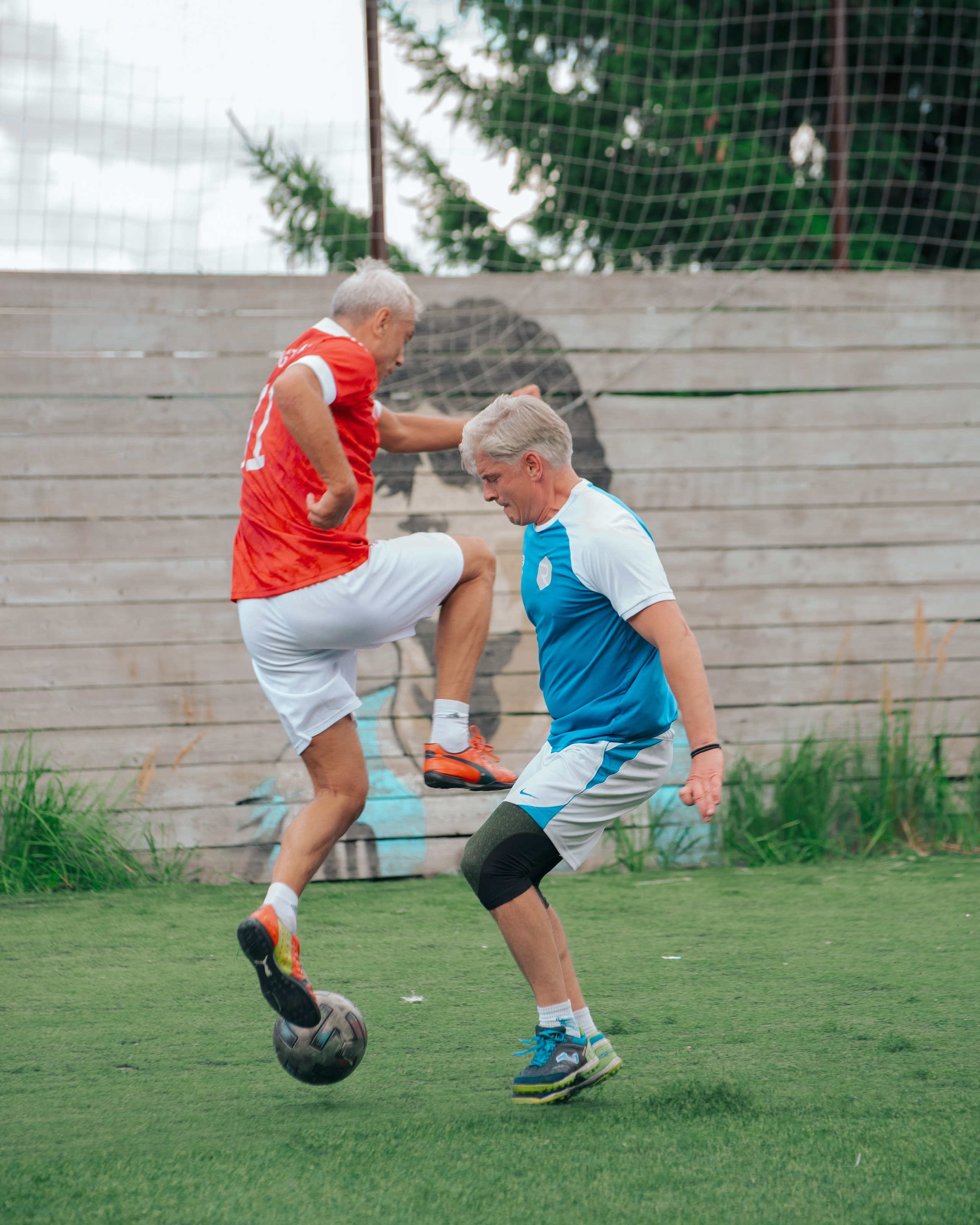 Товарищеский матч с ветеранами московского «Спартака» и «Динамо»