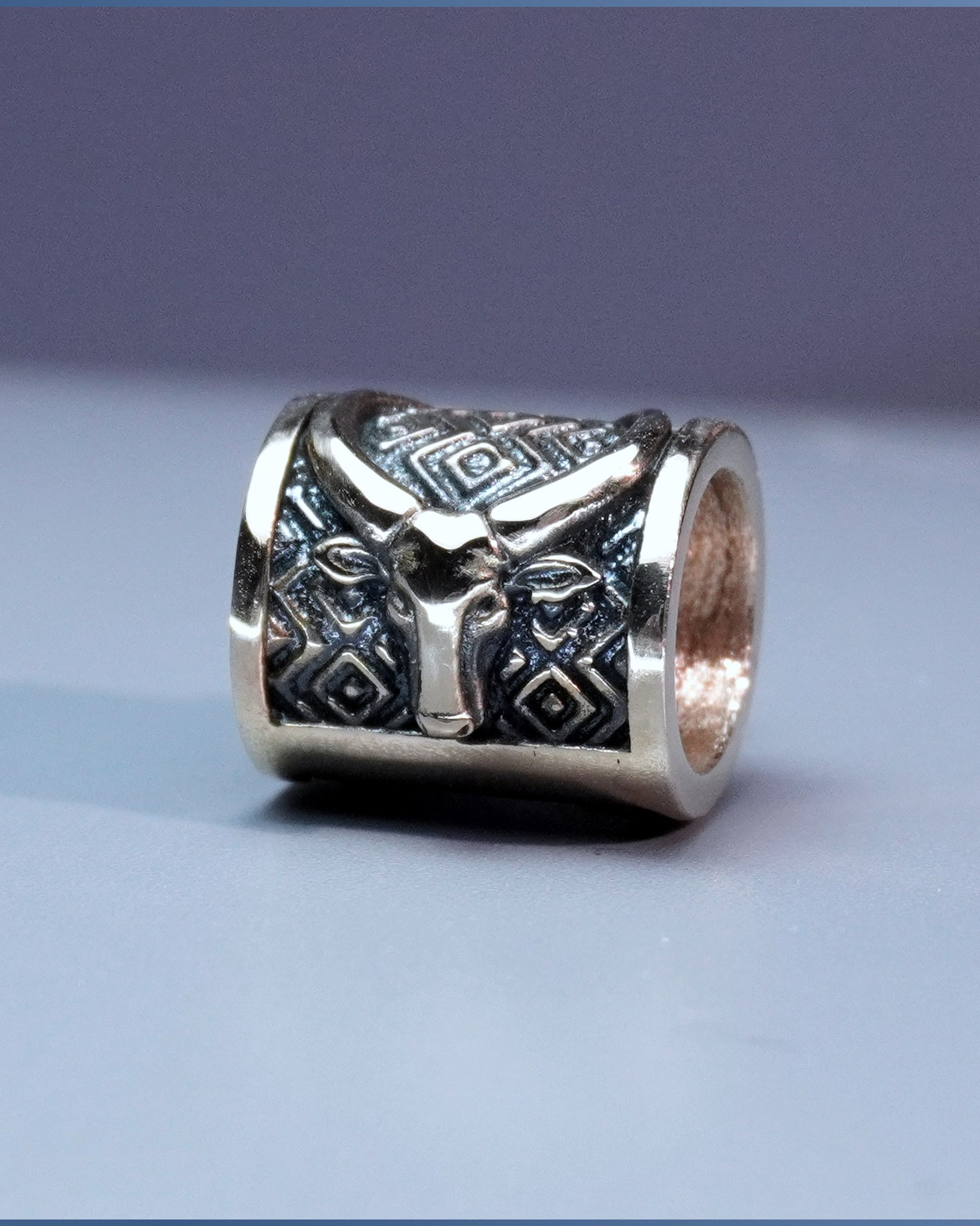 БУСИНА ДЛЯ ТЕМЛЯКА БЫК ШАРМ ДЛЯ БРАСЛЕТА С БУЙВОЛОМ