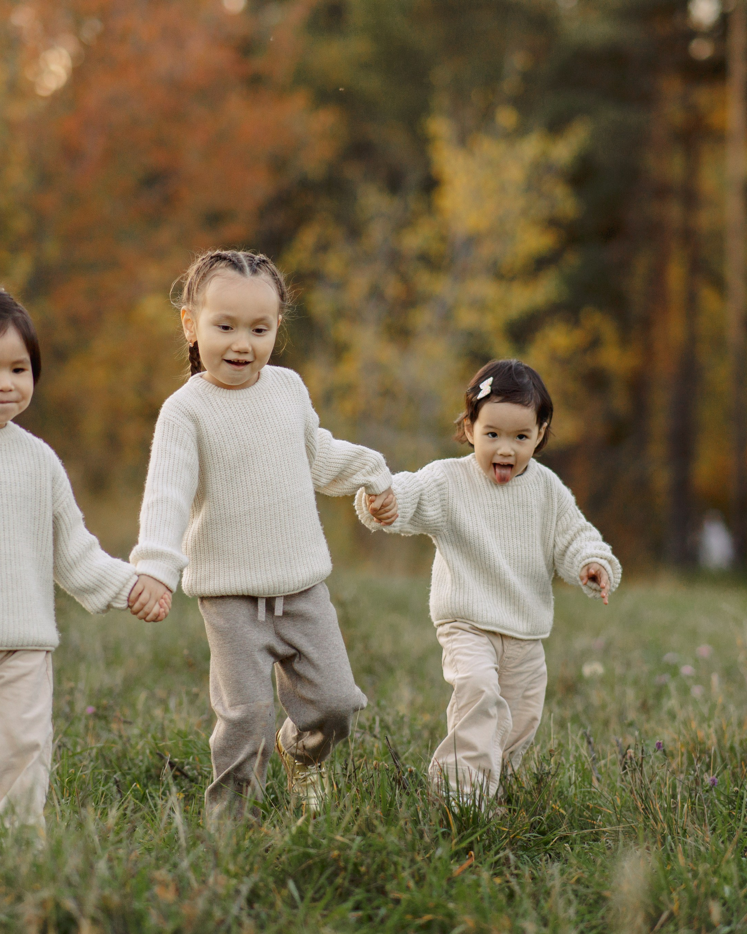 Семья на природе