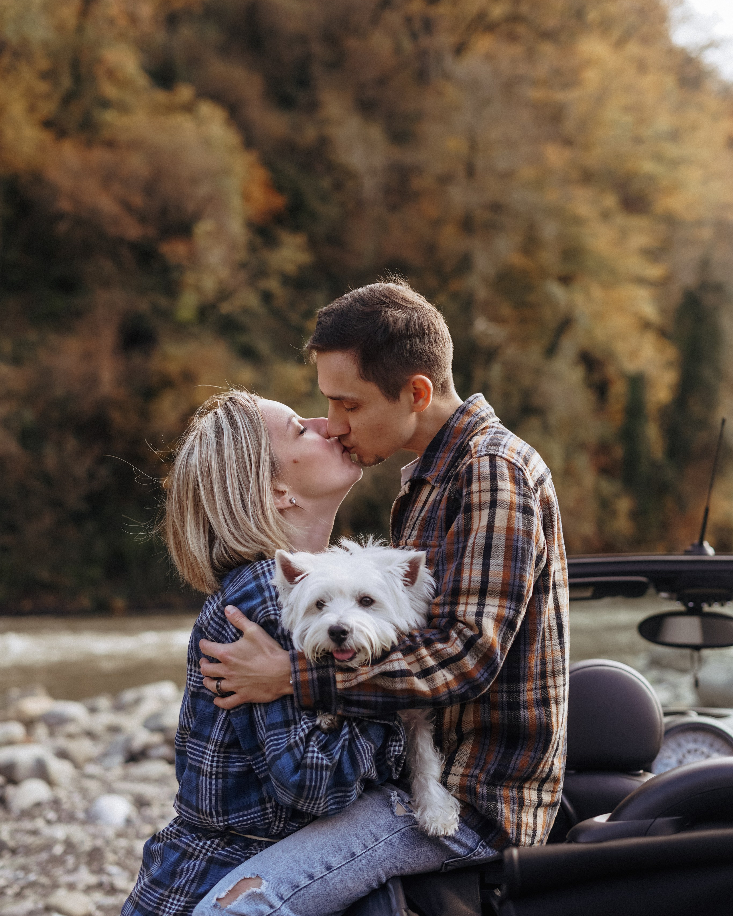 Миша, Лена, Лакки и мини-купер