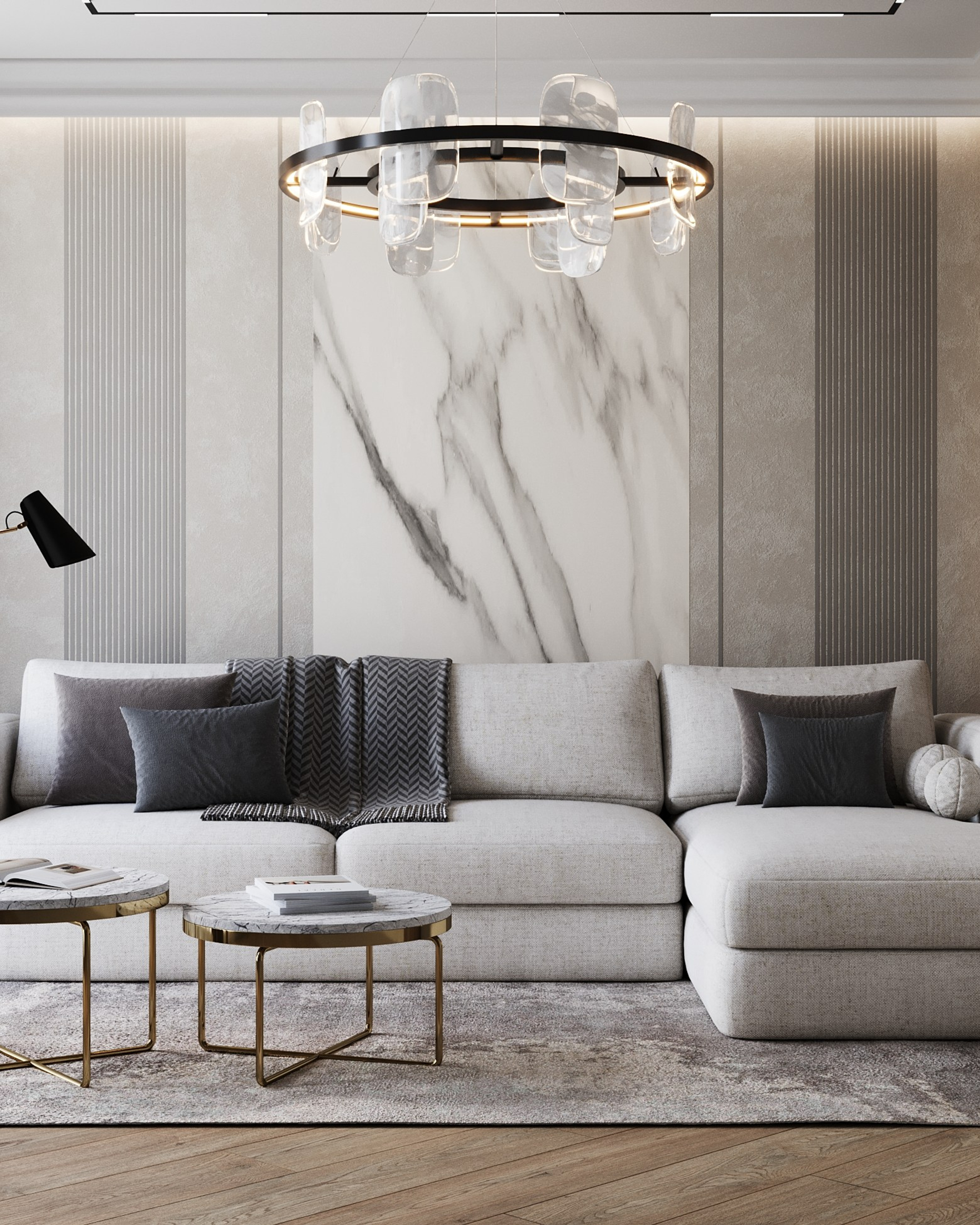 Визуализация гостиной