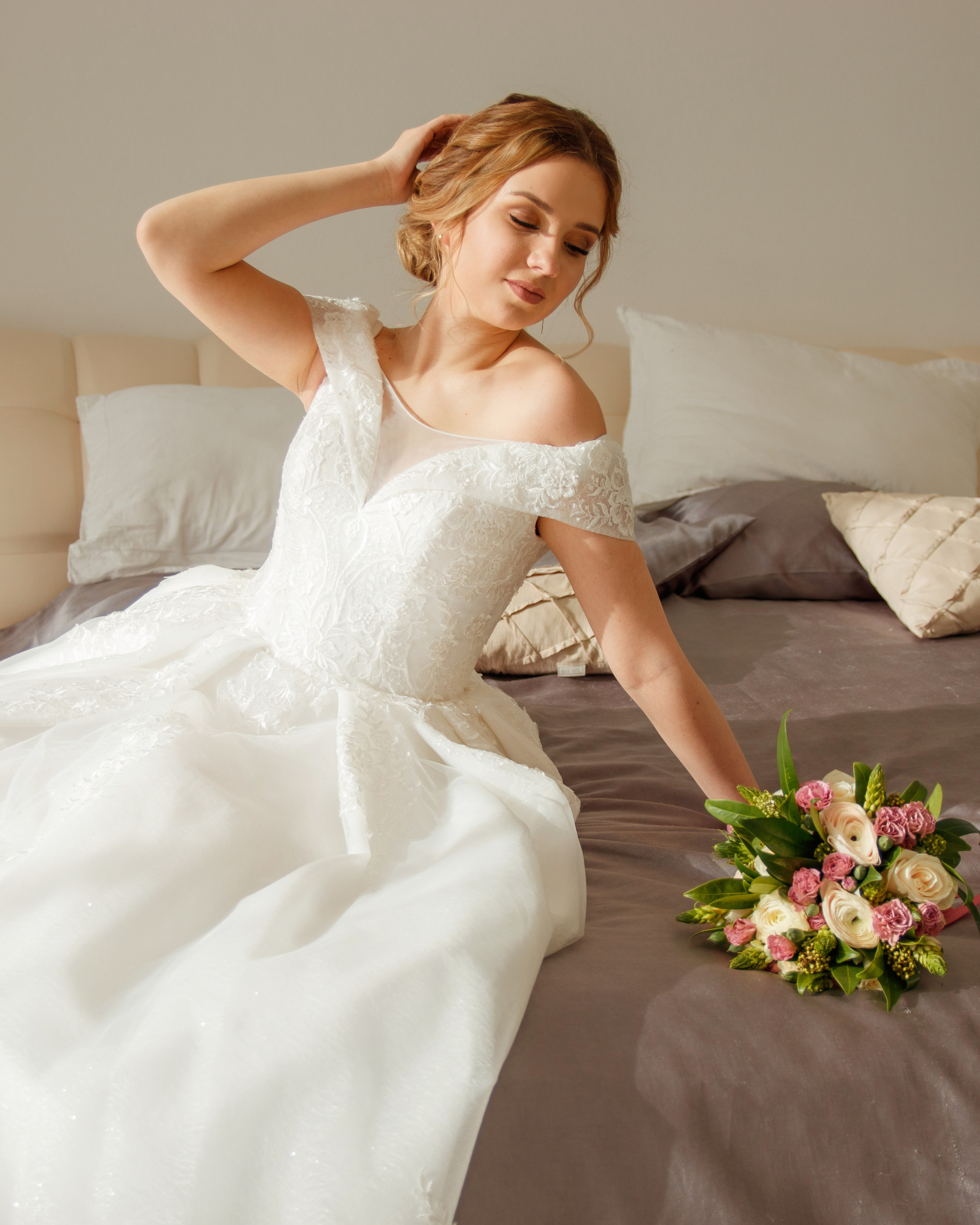 Свадебная съёмка в студии