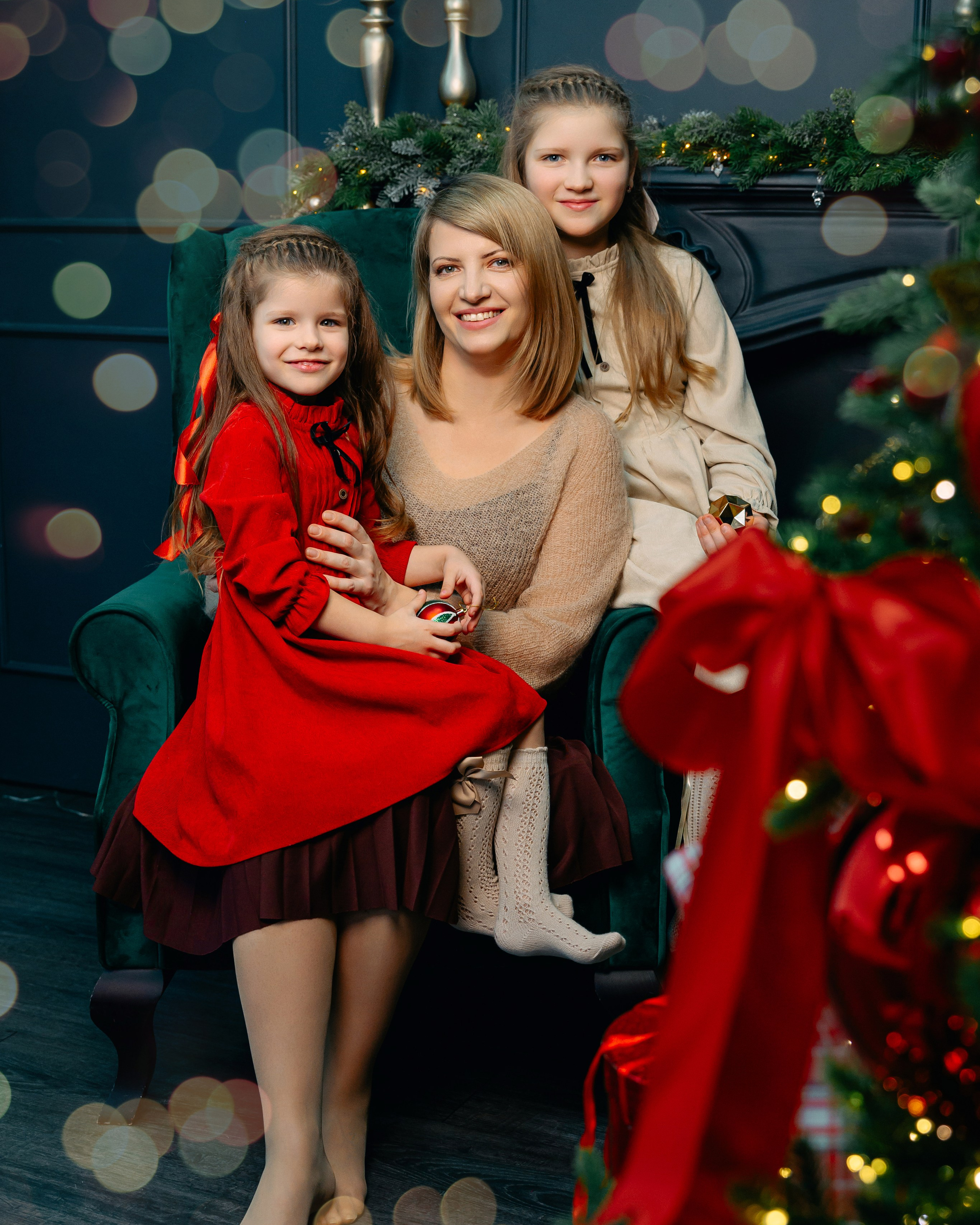 Семейная фотосессия с дочками