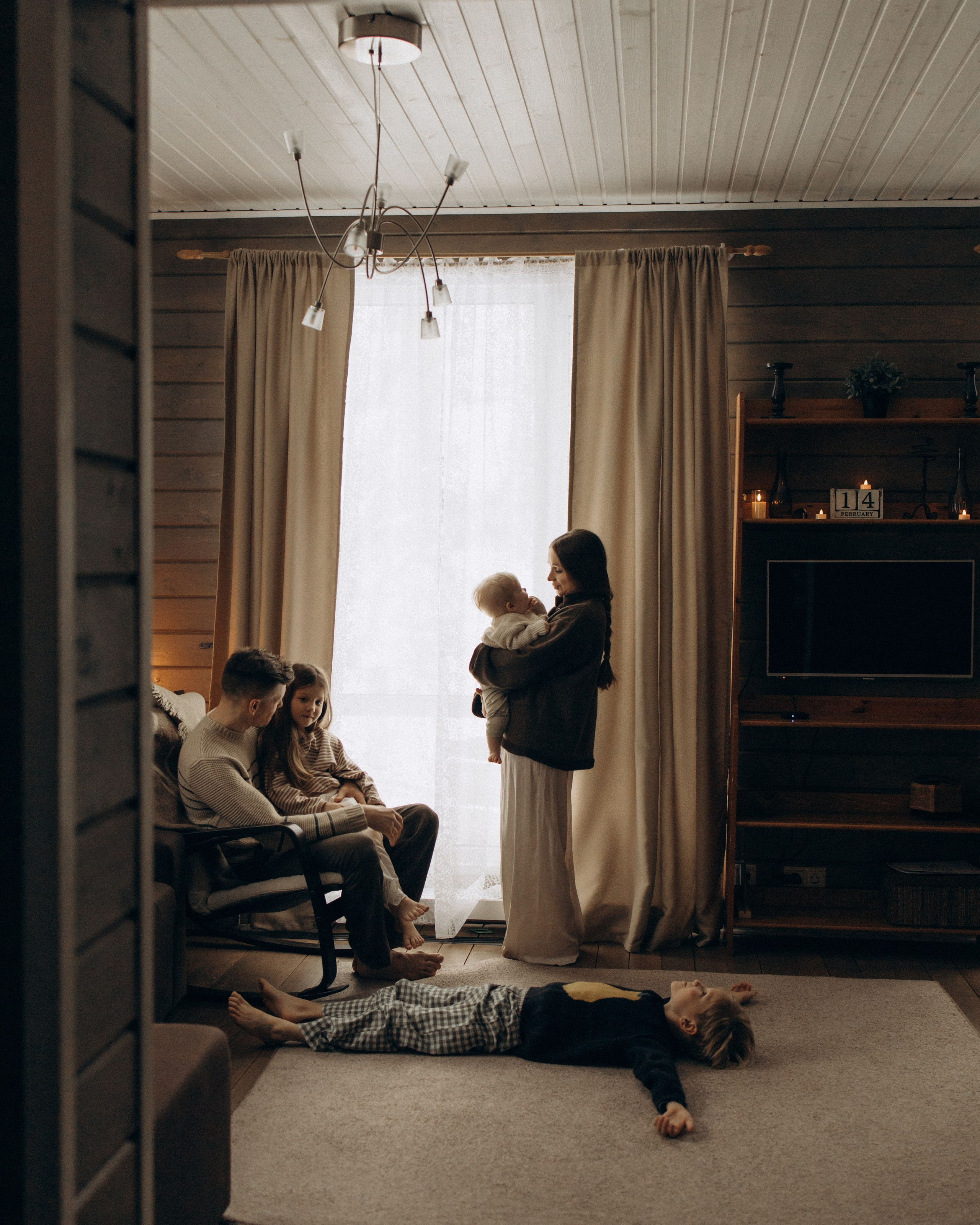 Уютным зимним вечером