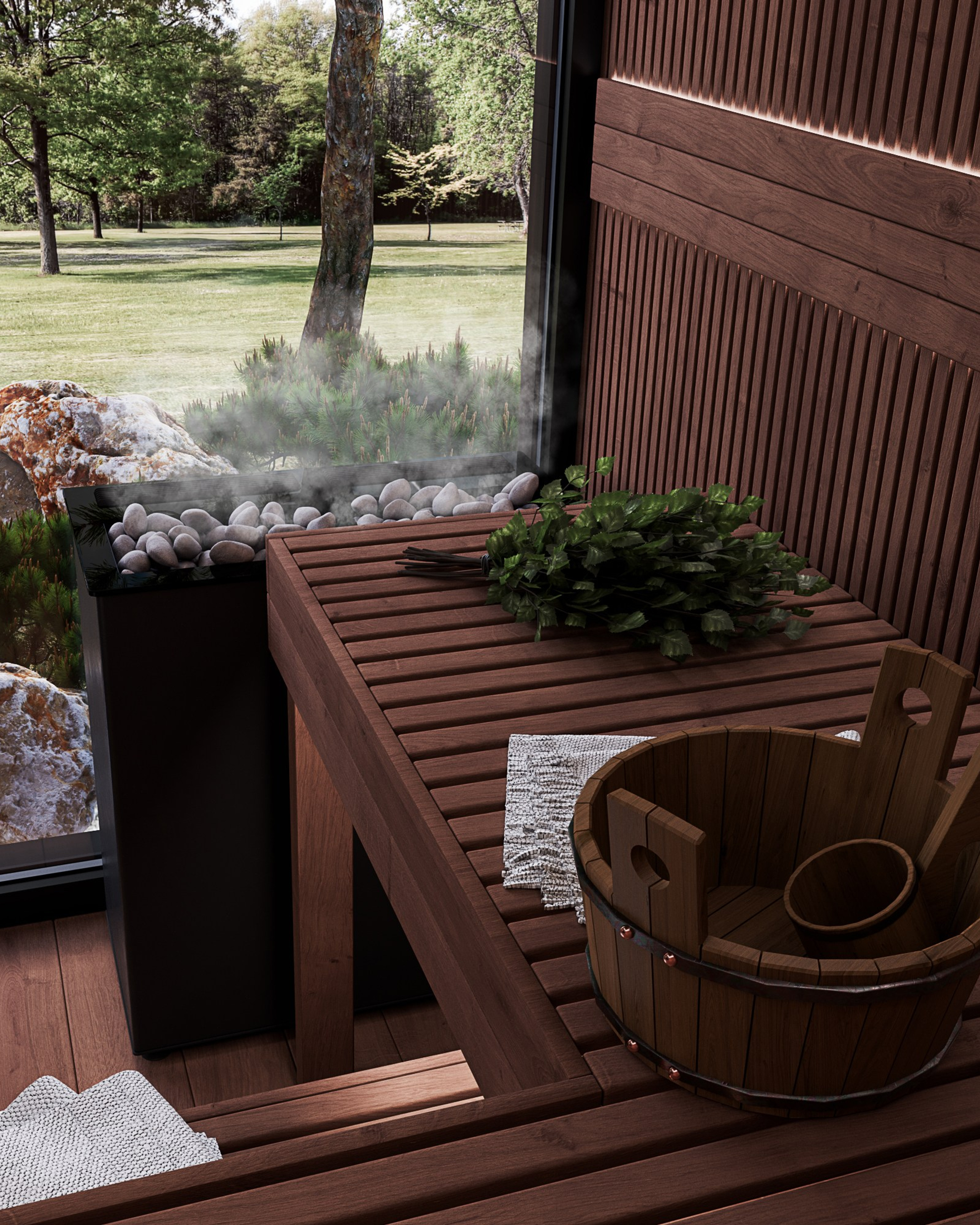 Сауна в загородном доме