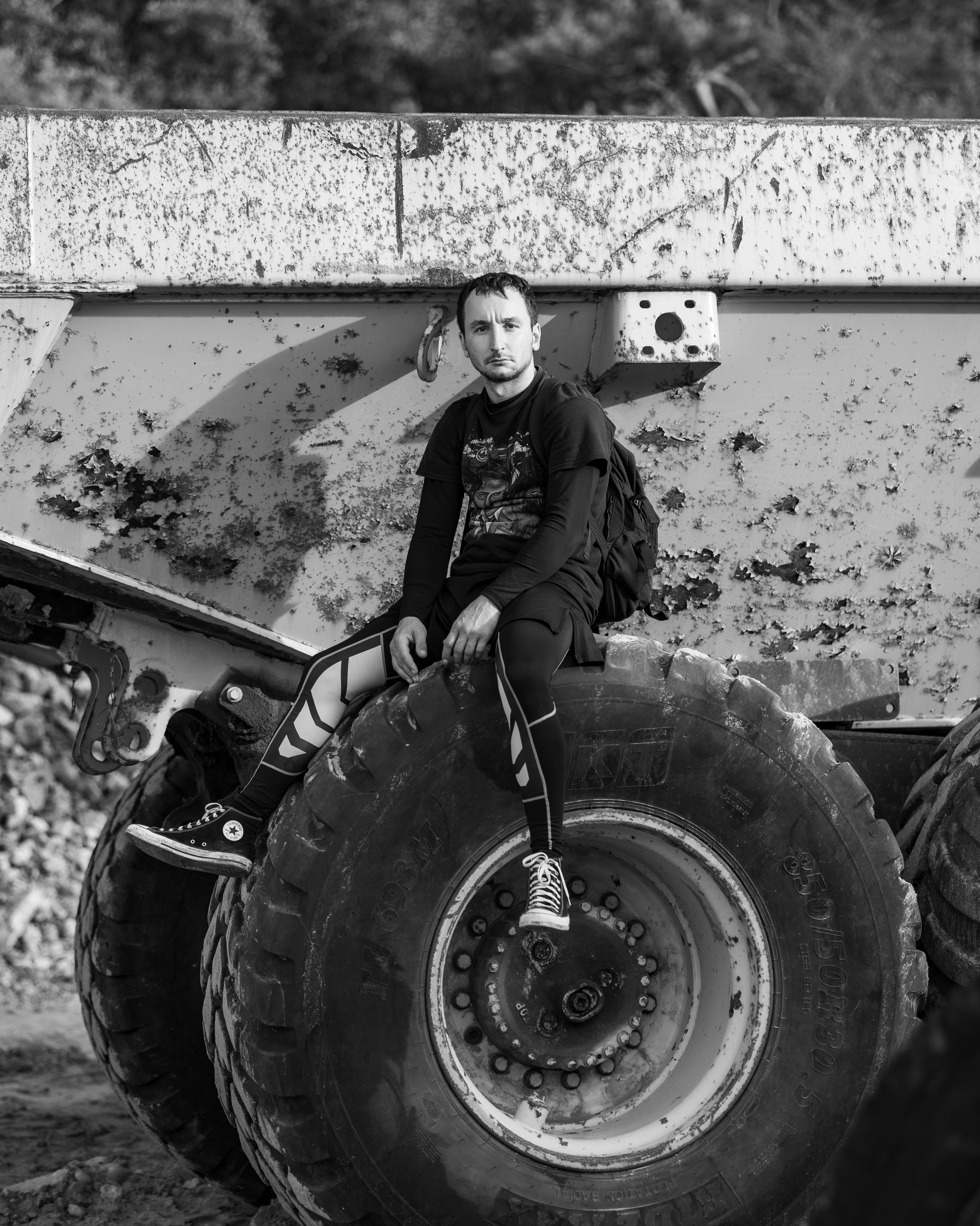 Артем. Фотосессия на стройплощадке.