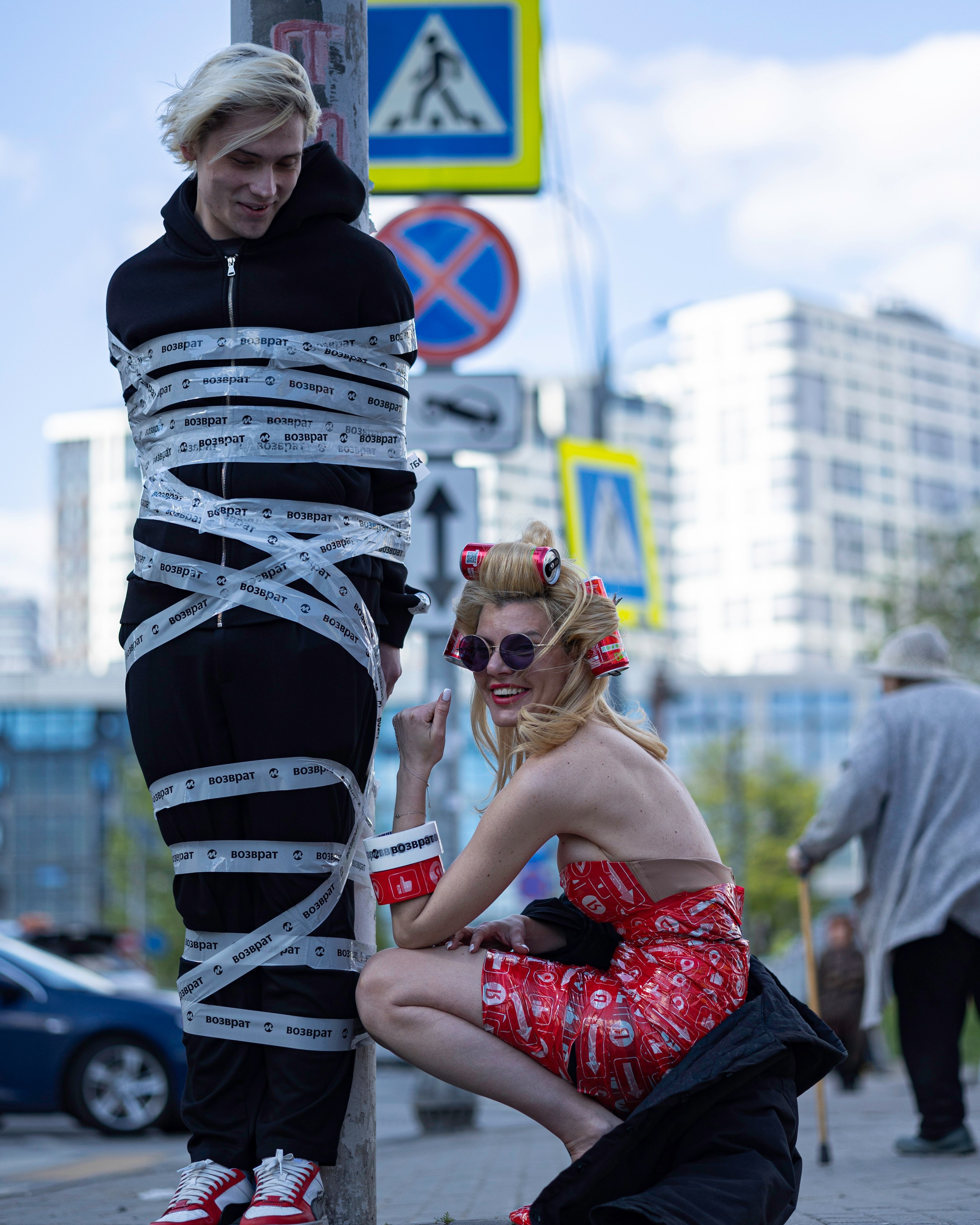 Екатерина. Фотосессия на паркинге