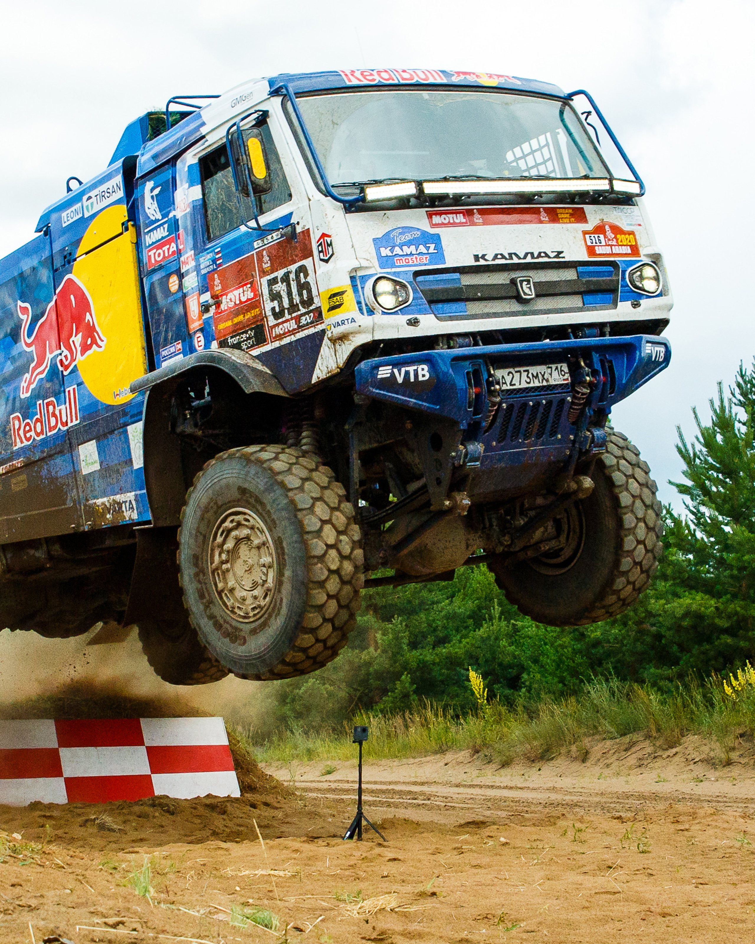 Съемка KAMAZ Master для ВТБ