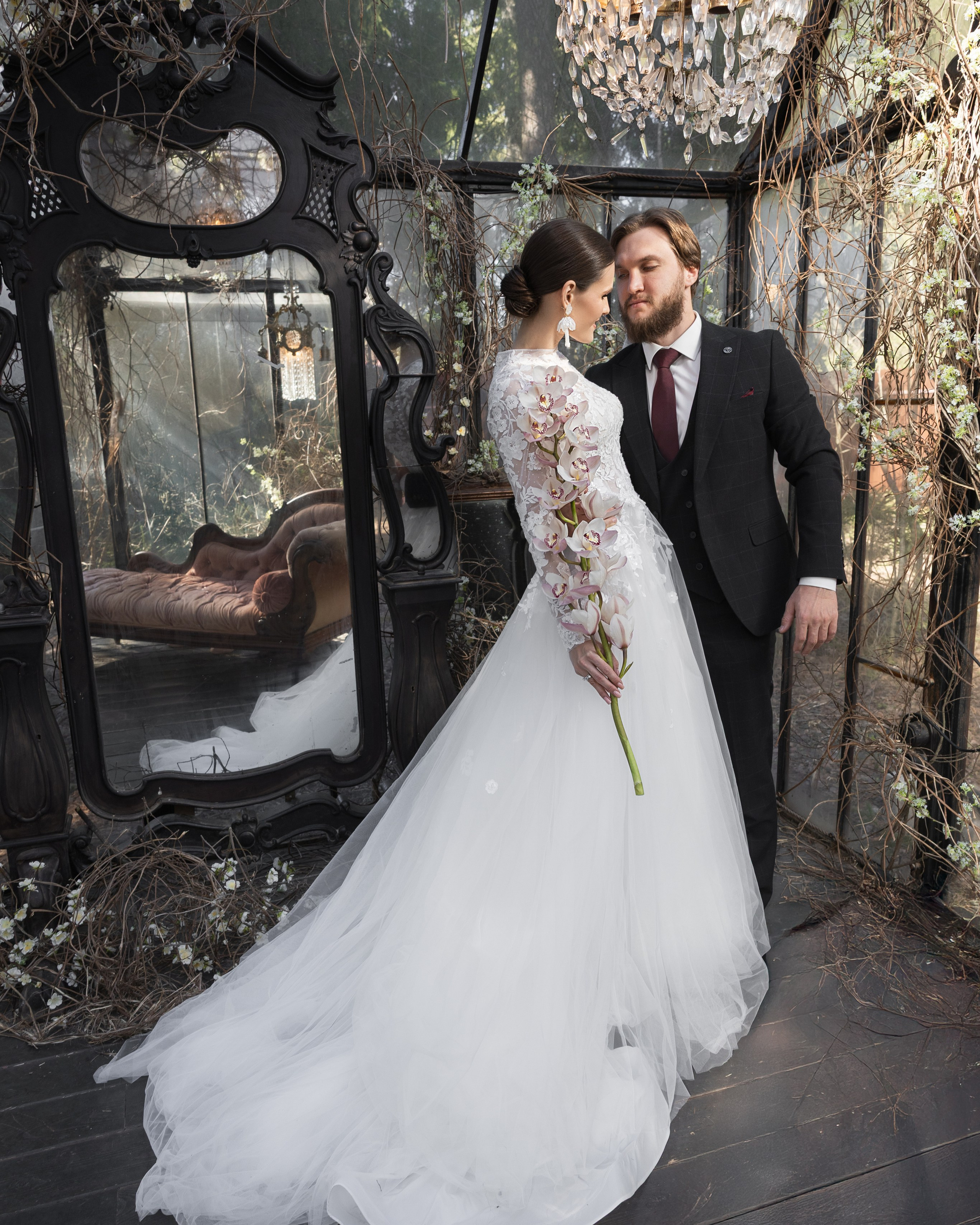 Серафима и&nbsp;Алексей в&nbsp;оранжерее