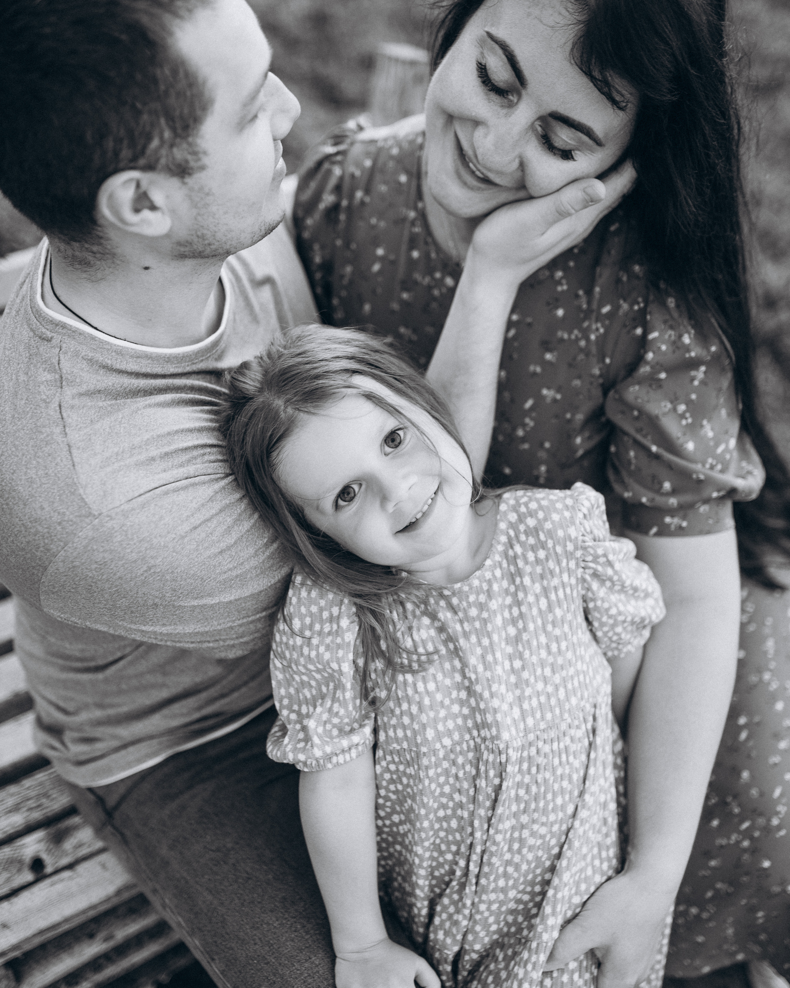 Алексей, Юлия и малышка Настенька