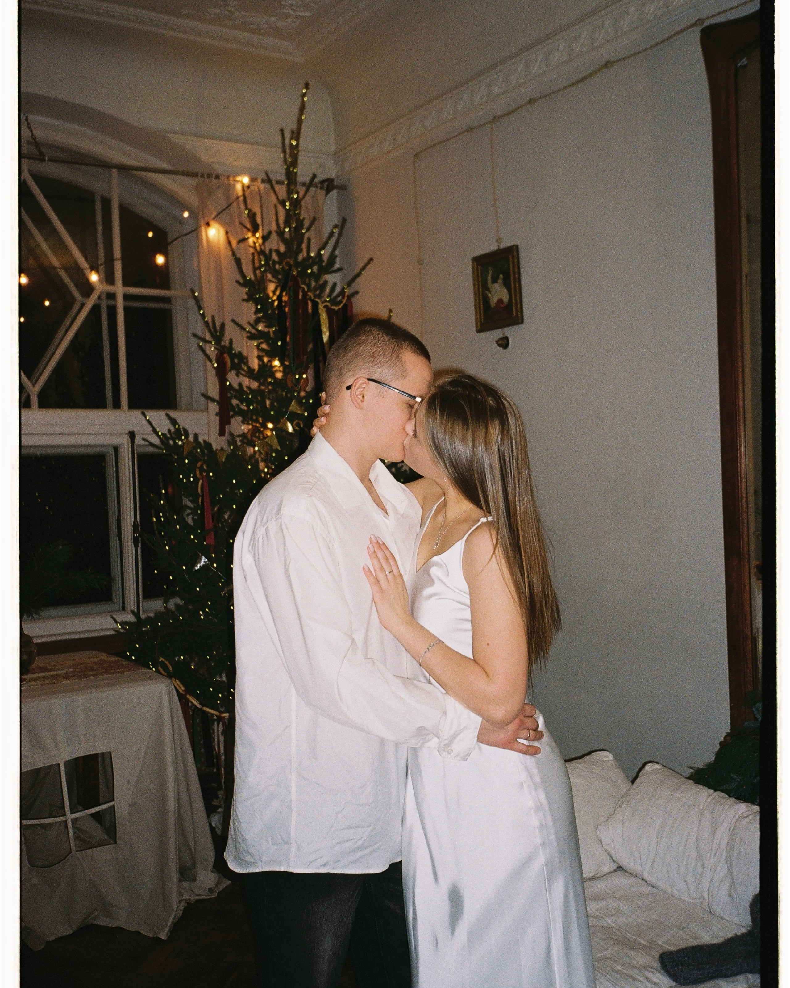 Подарок на годовщину — новогодняя съемка