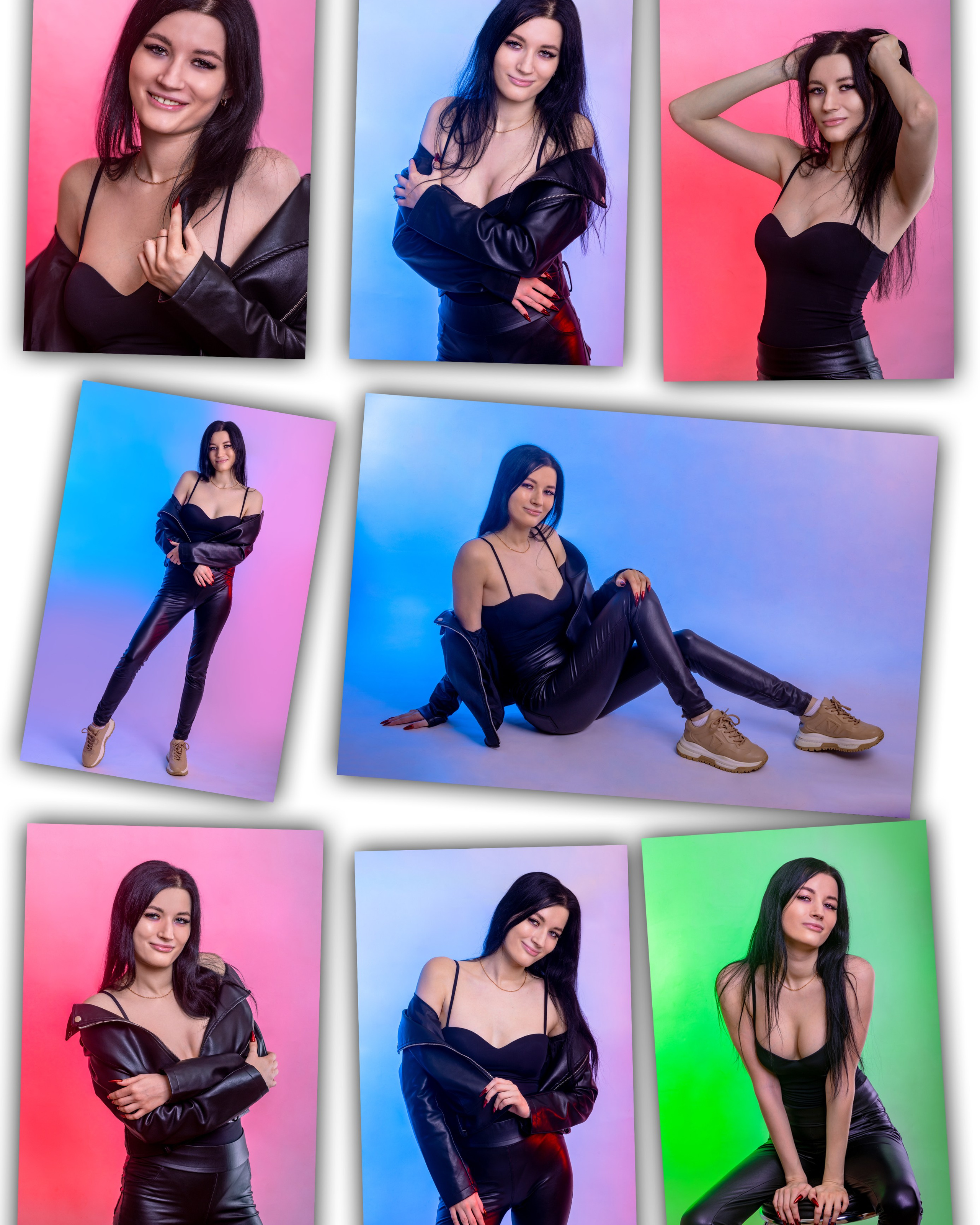 Женский портрет с&nbsp;цветными фильтрами в&nbsp;студии «КАДР71»