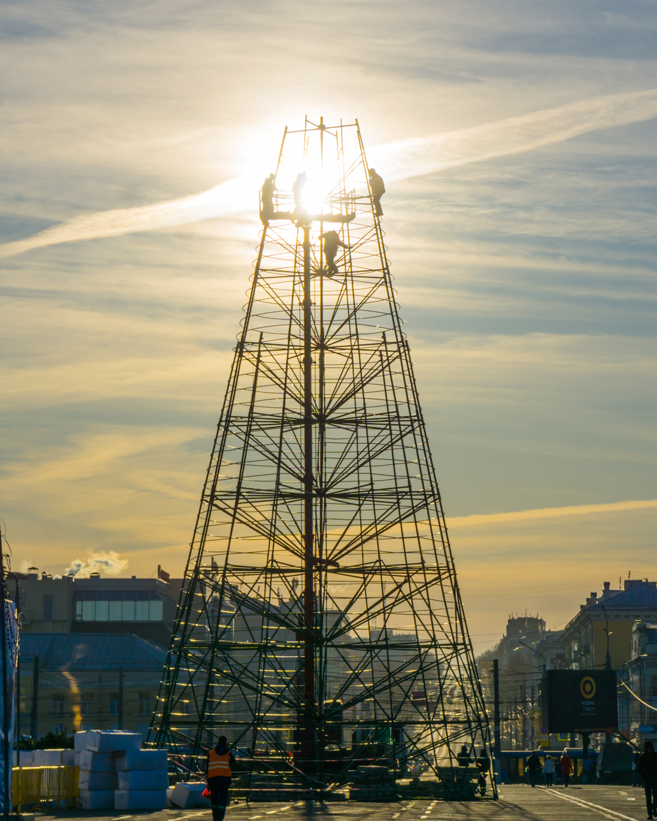 Установка Новогодней Ёлочки в&nbsp;Туле.