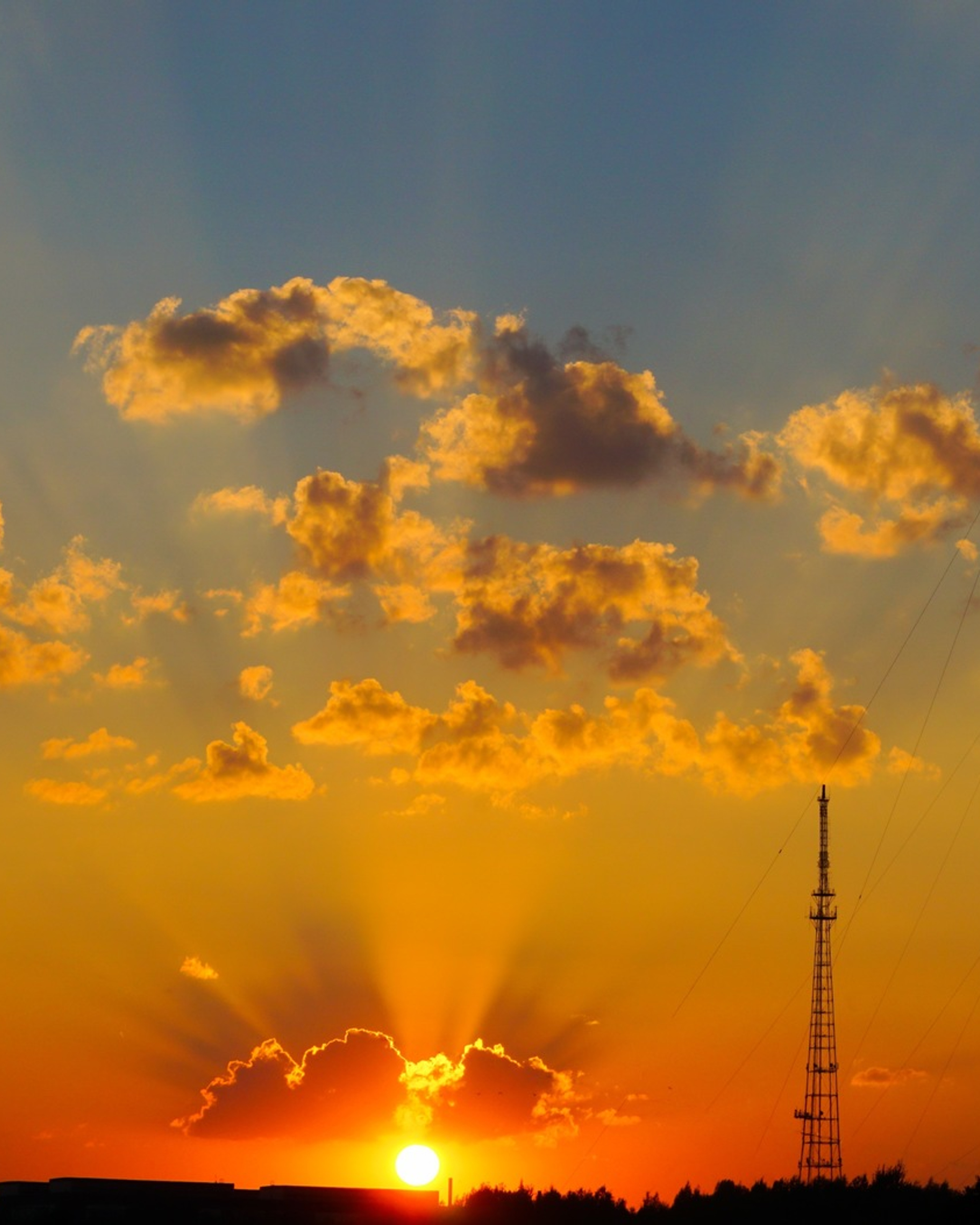 Тульский телецентр (ОРТПЦ), телебашня, телевышка.