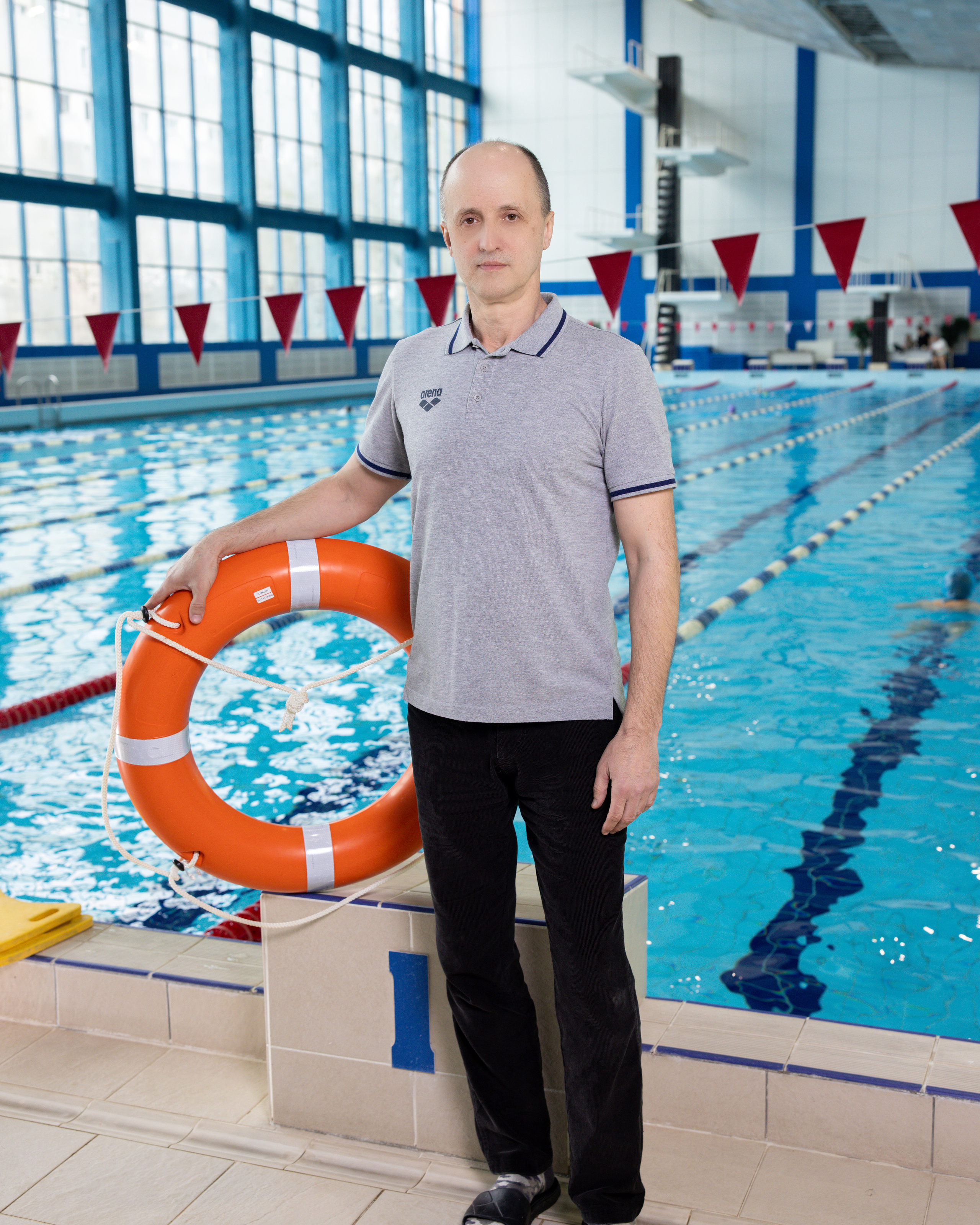 Фотосъемка для тренерского состава бассейна Арсенал Сanon R5 (28-70мм))