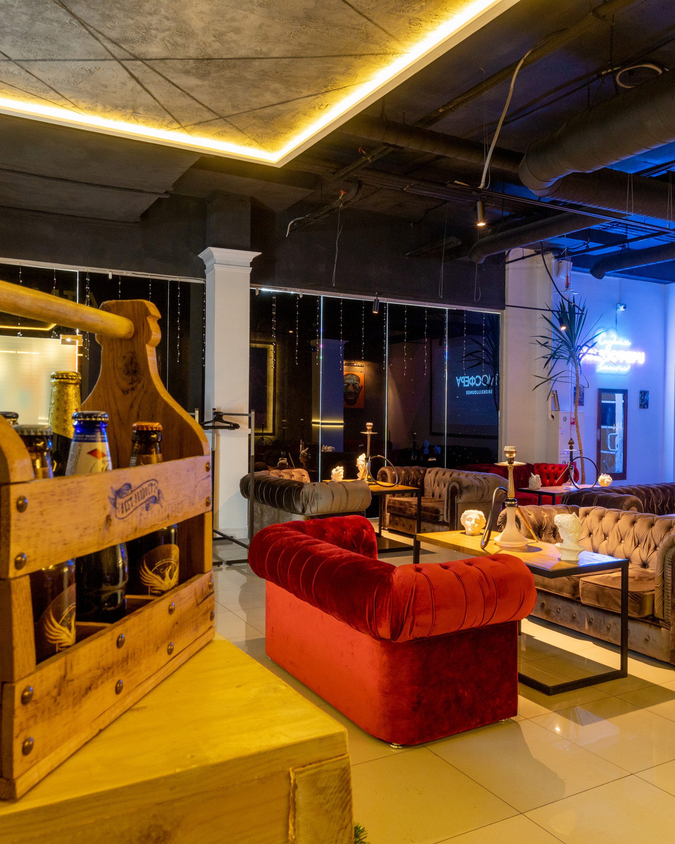 Интерьерная фотосъемка для АТМОСФЕРV LAUNGE