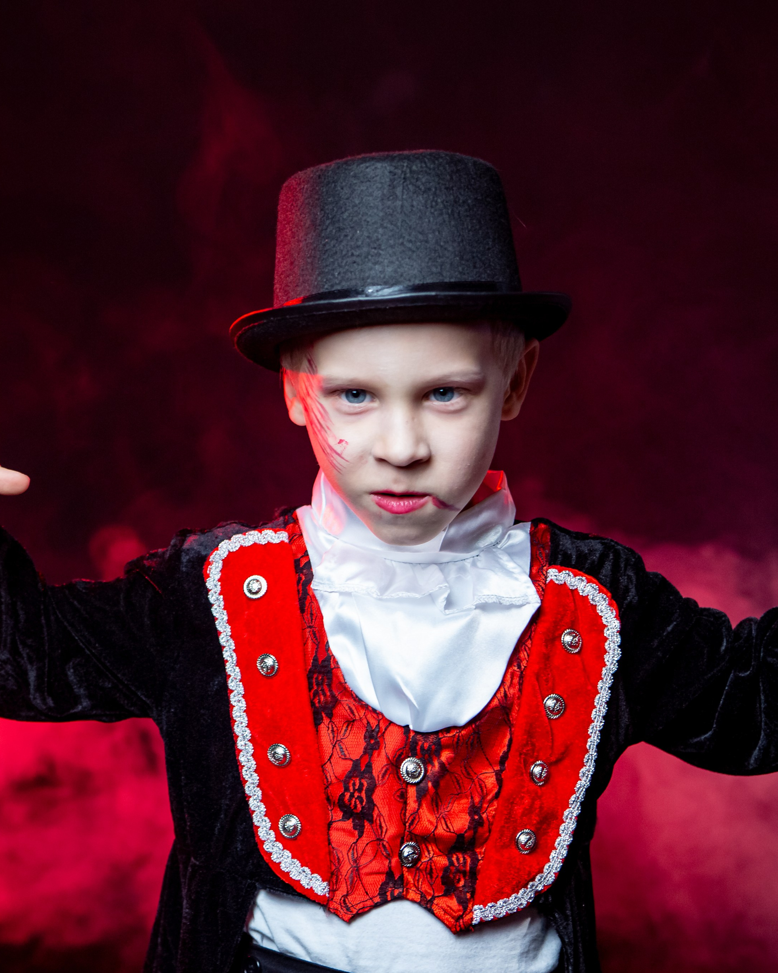 Съёмка для модельной школы на Хэллоуин