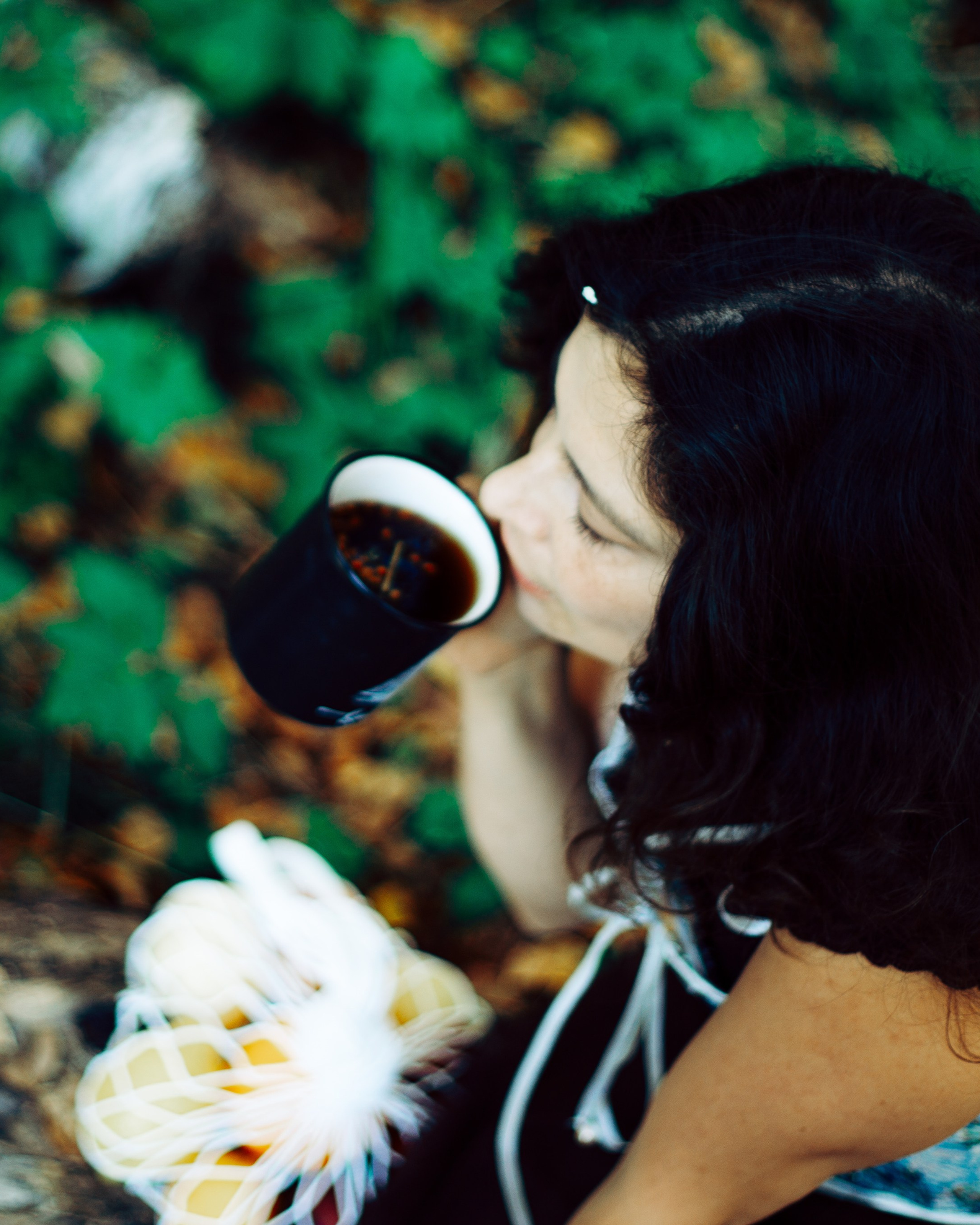 Амели на пикнике